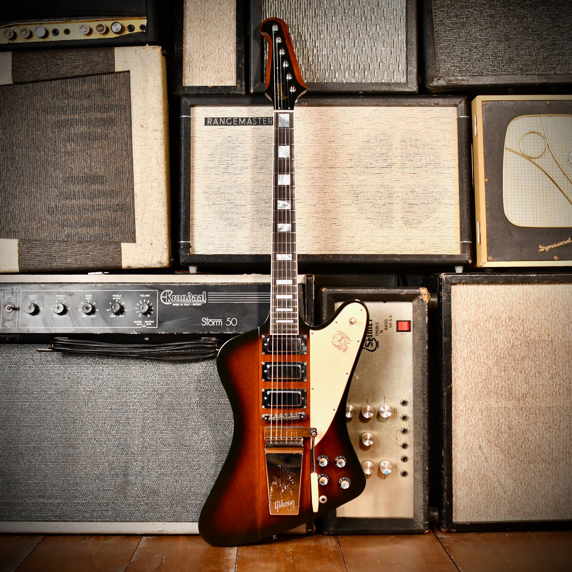 Gibson Reverse Firebird VII '63 RI Sunburst 2002