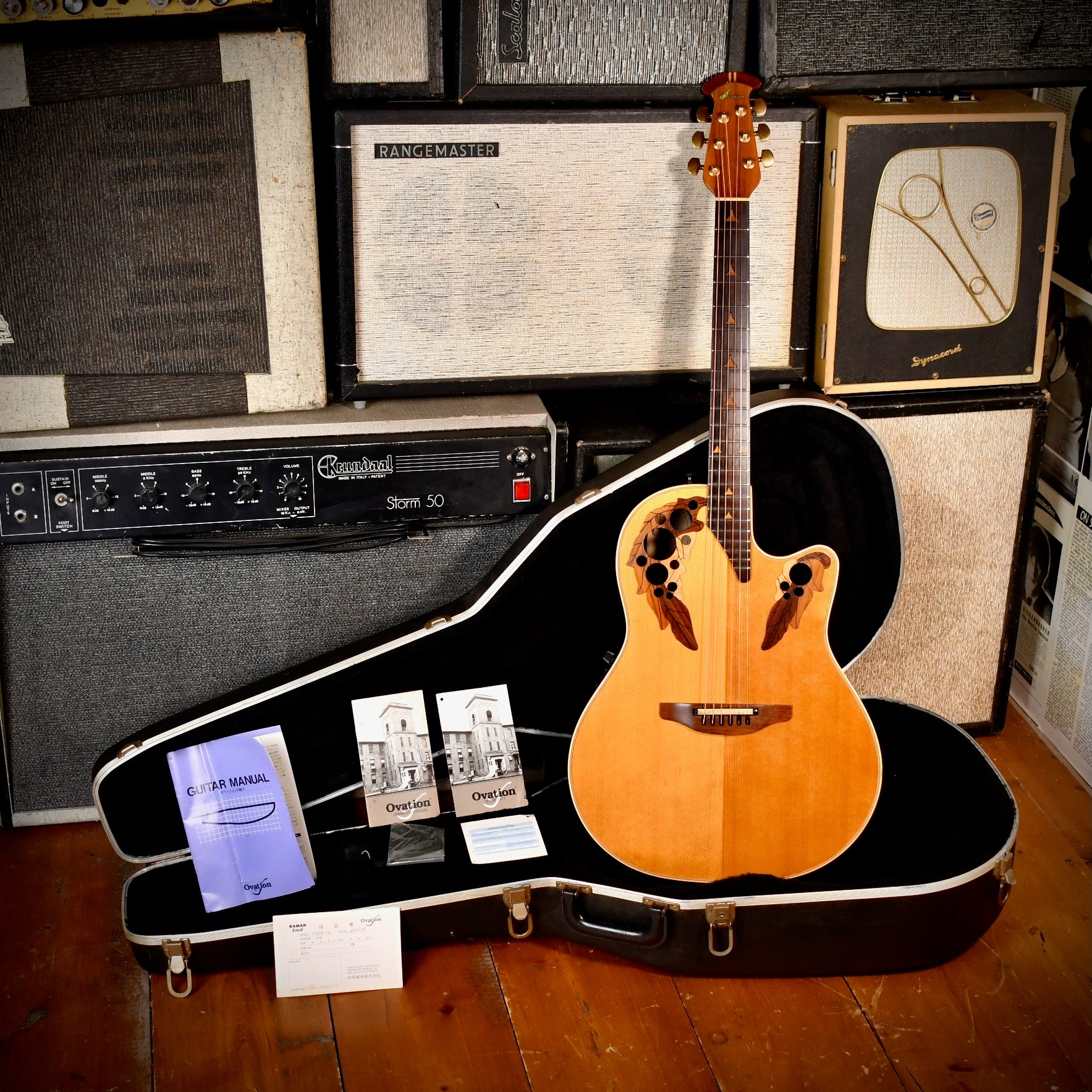 Ovation 1768-4 Elite Natural 1989