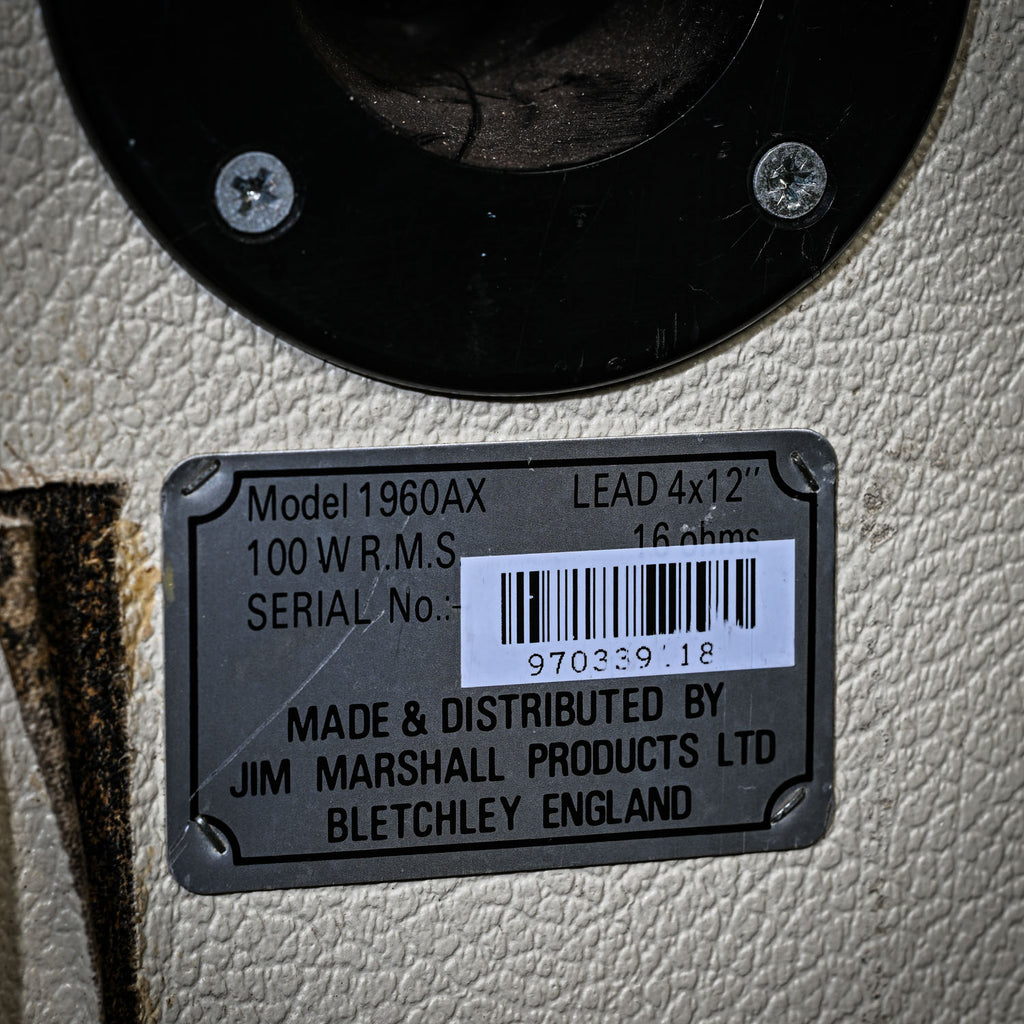 Marshall Limited Edition 1960 4x12 Cabinet White 1997
