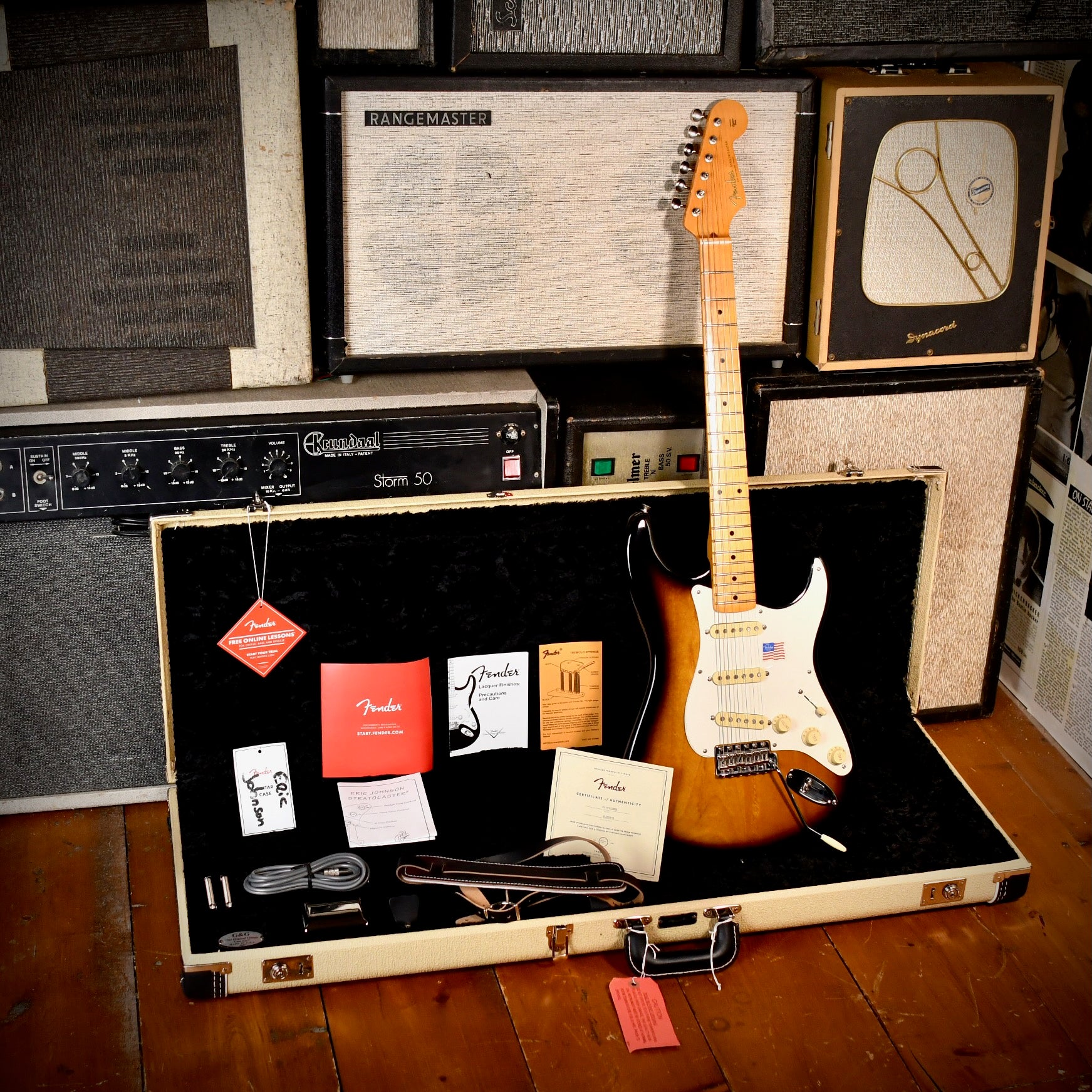 Fender Eric Johnson Signature Stratocaster Sunburst 2022