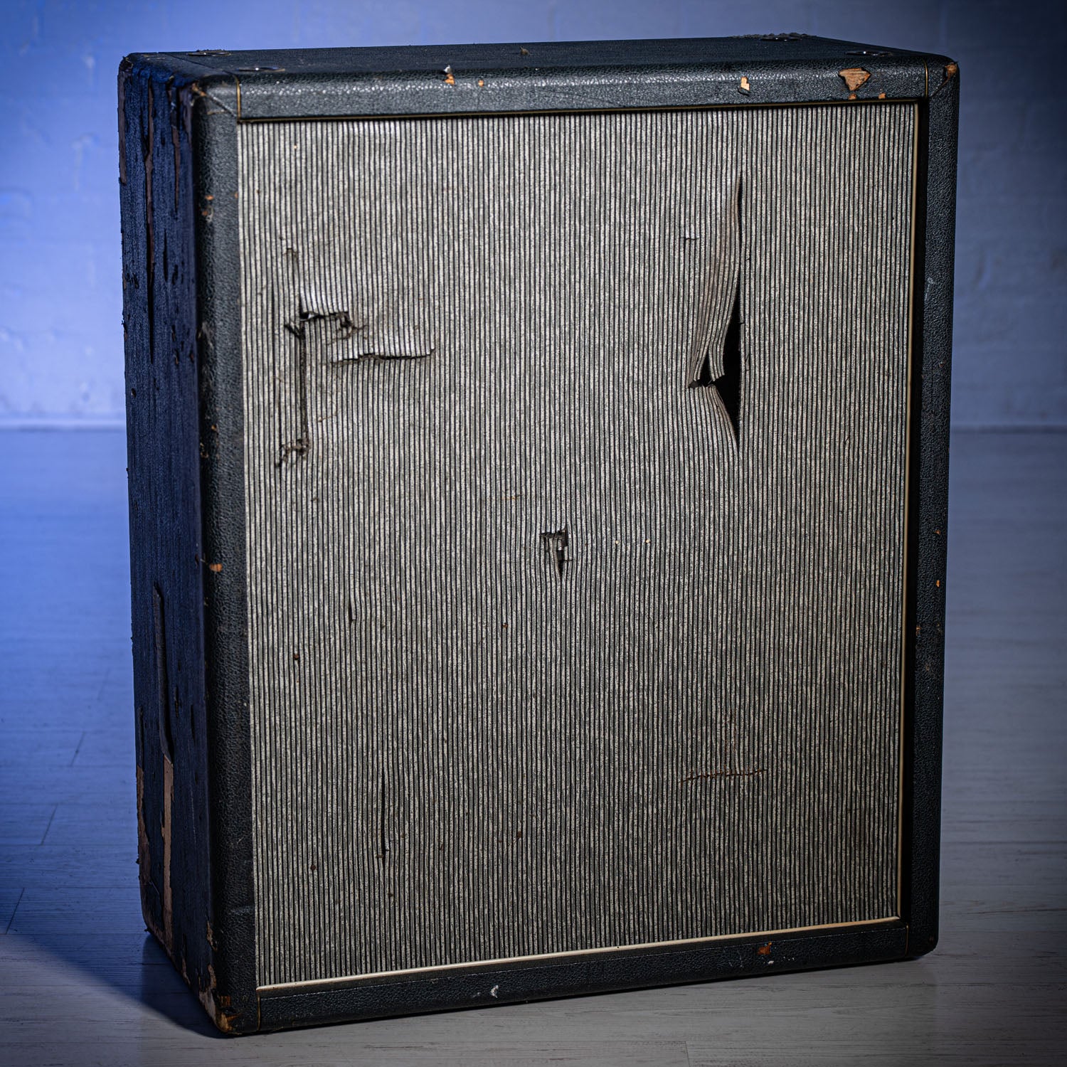 Marshall 4x12 Tall Cabinet Ex Mick Ronson David Bowie Black 1966