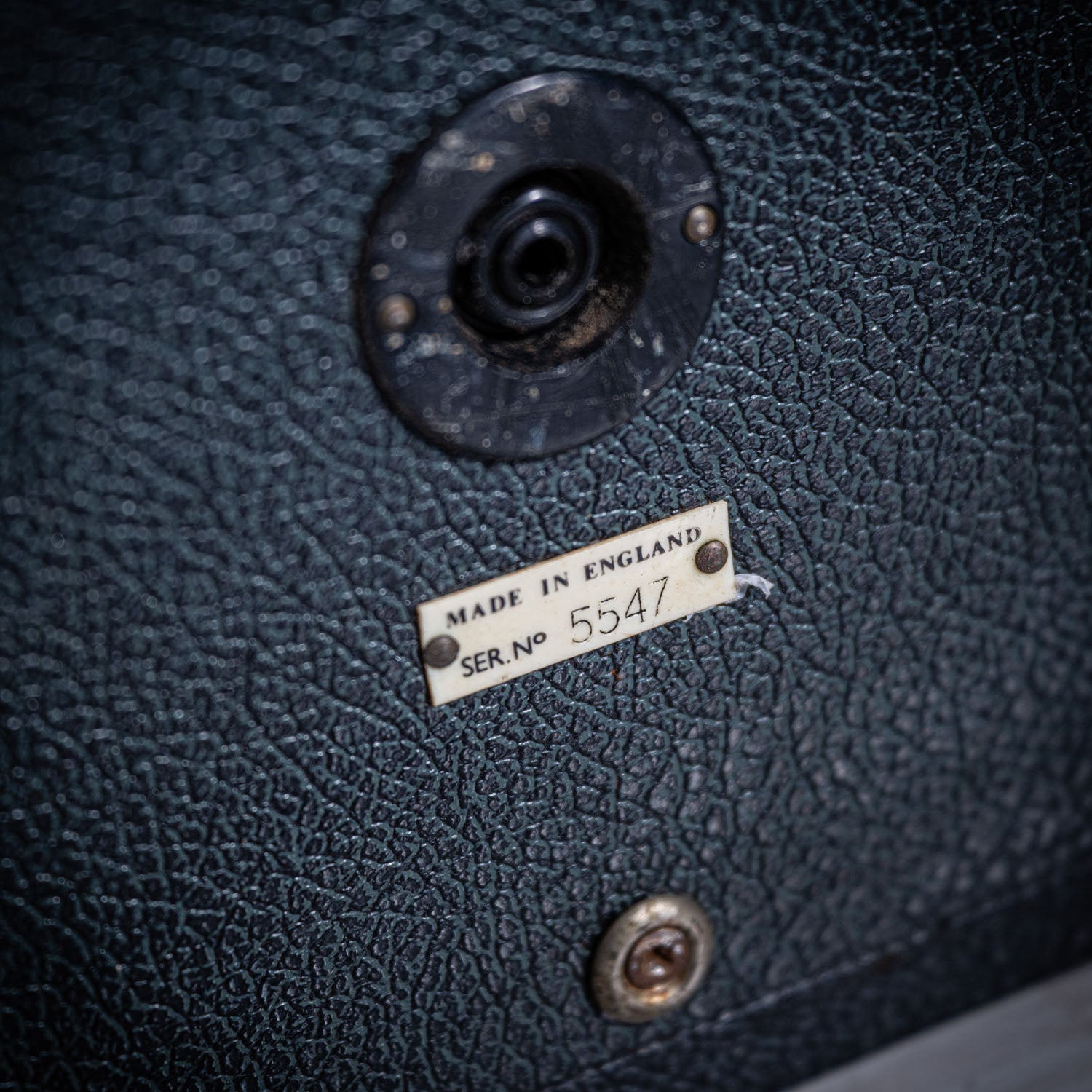 Marshall 4x12 Tall Cabinet Ex Mick Ronson David Bowie Black 1966