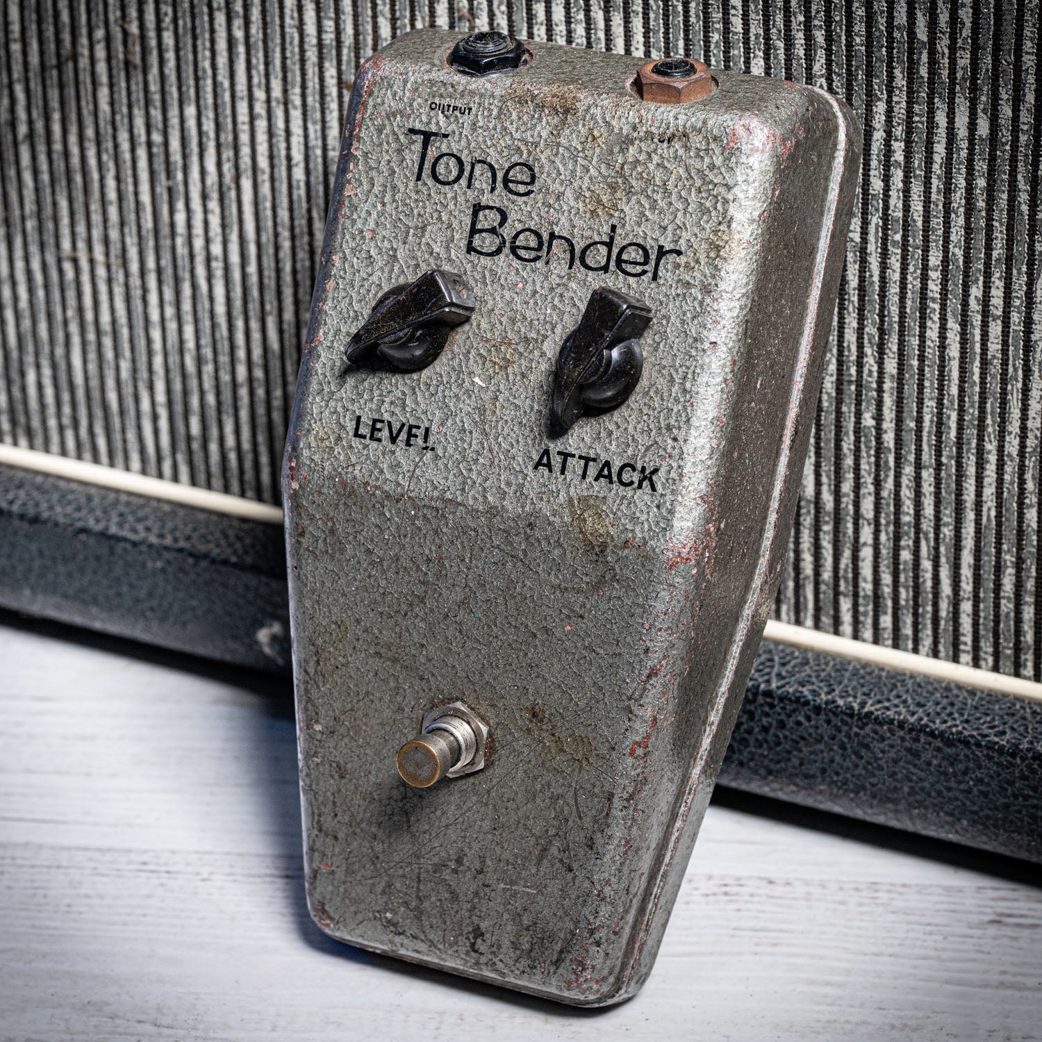 Sola Sound MKI.5 Tone Bender ex Mick Ronson David Bowie Silver Hammerite 1966