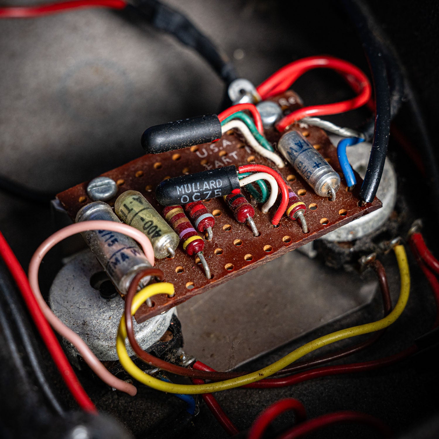 Sola Sound MKI.5 Tone Bender ex Mick Ronson David Bowie Silver Hammerite 1966