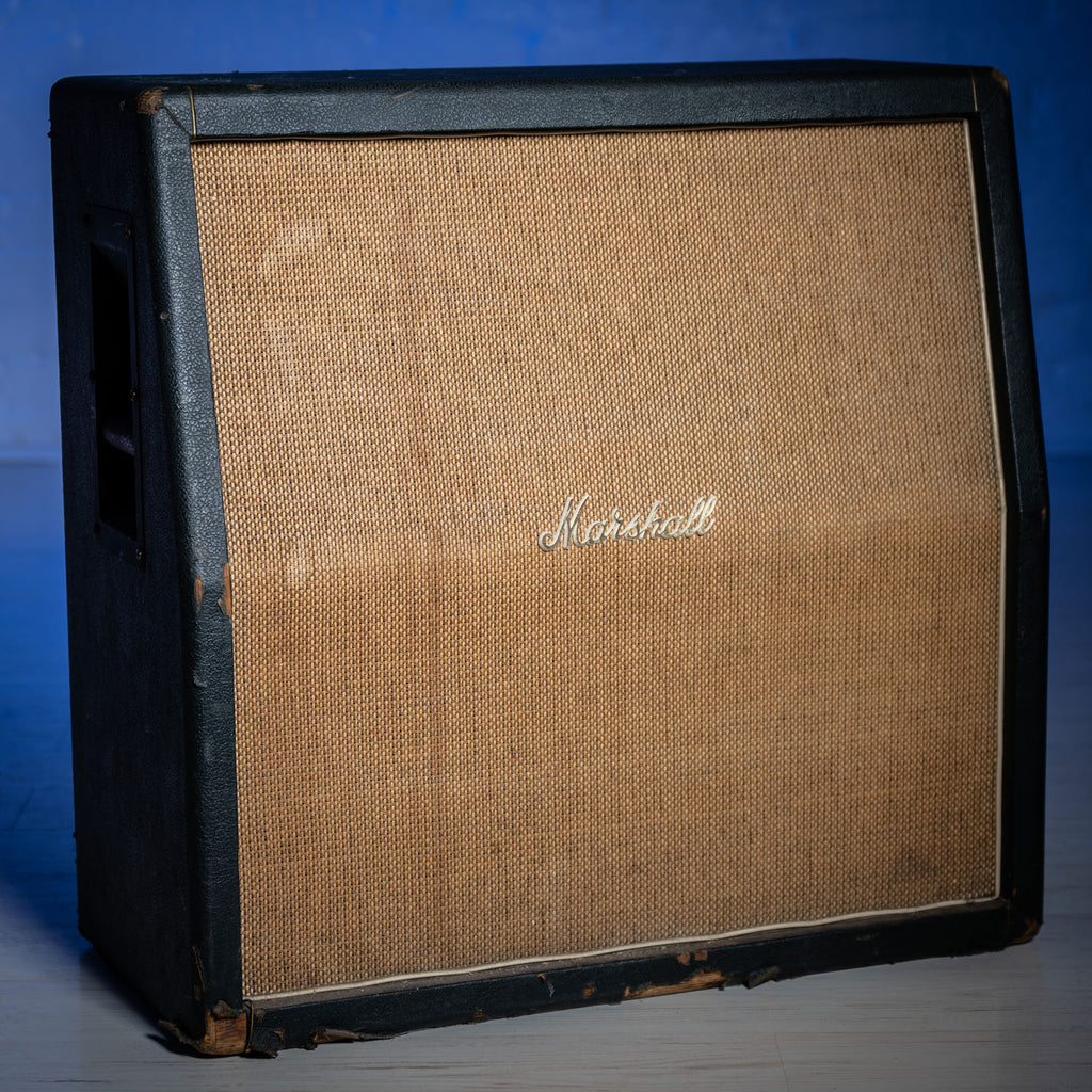 Marshall Basketweave 4x12 Cabinet Black 1967