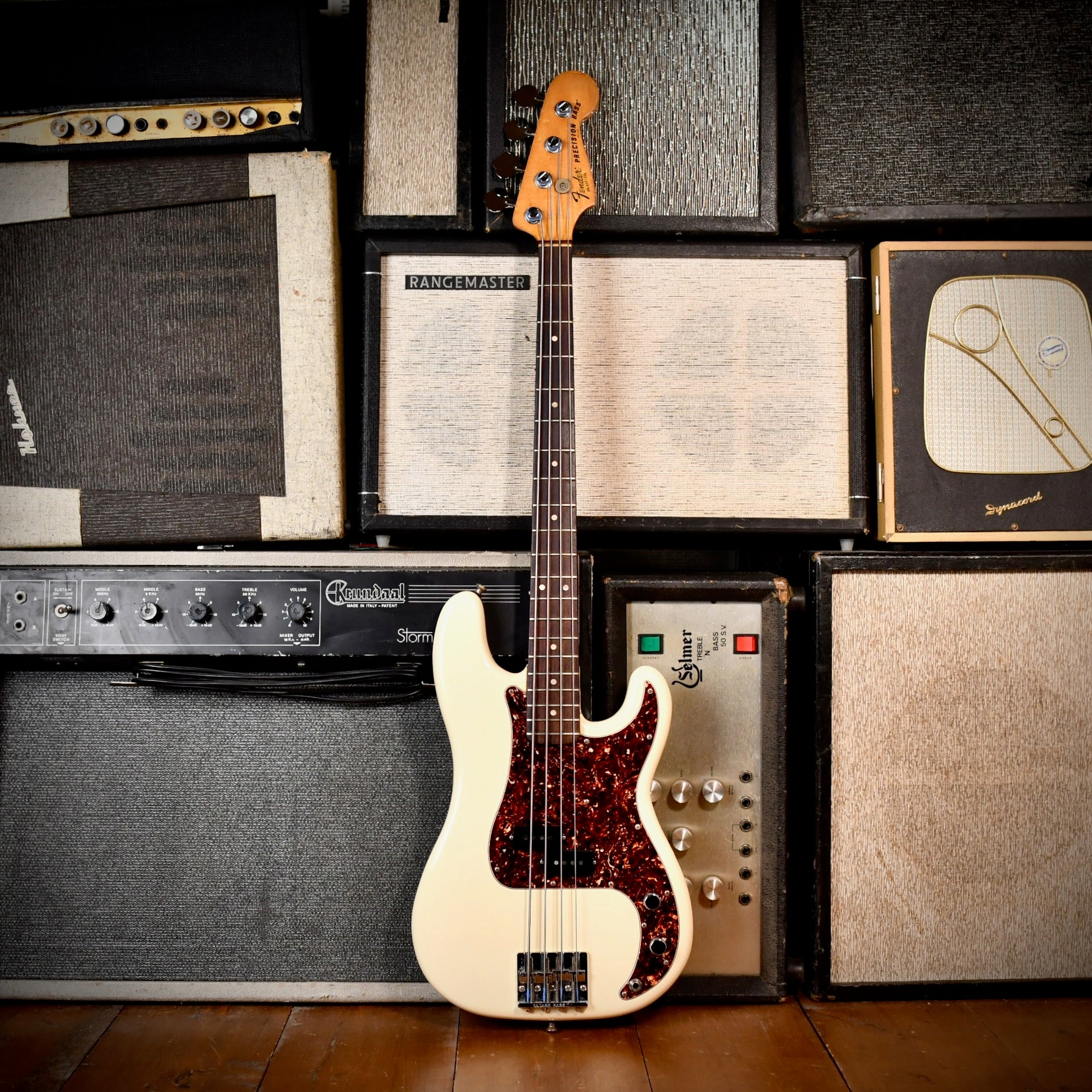 Fender Precision Bass Olympic White REFIN 1978 – Hanks