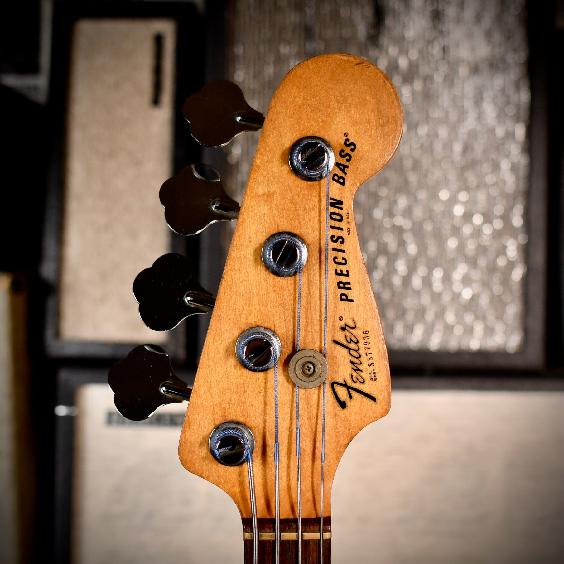 Fender Precision Bass Olympic White REFIN 1978