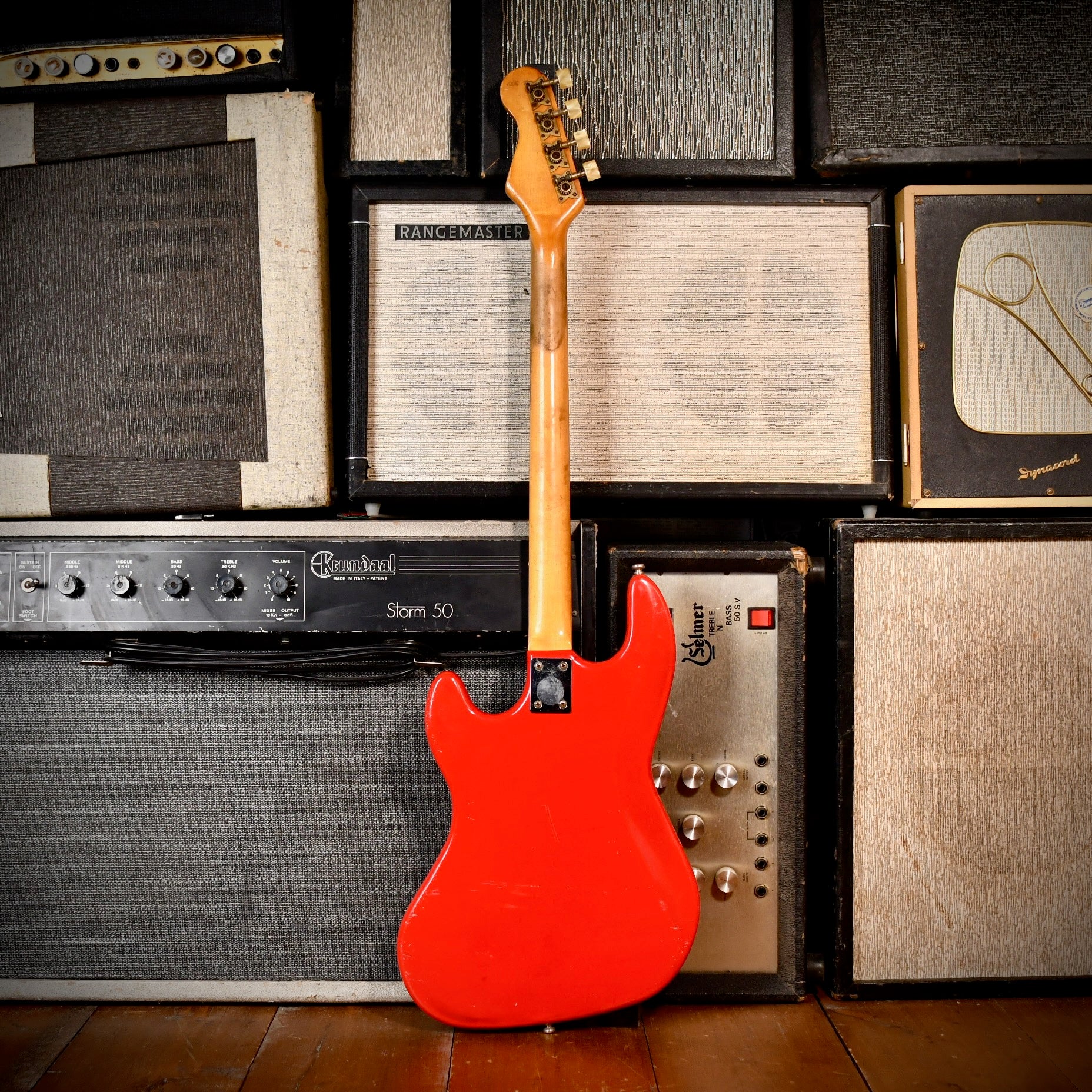 Hofner Artist 185 Bass Fiesta Red 1963