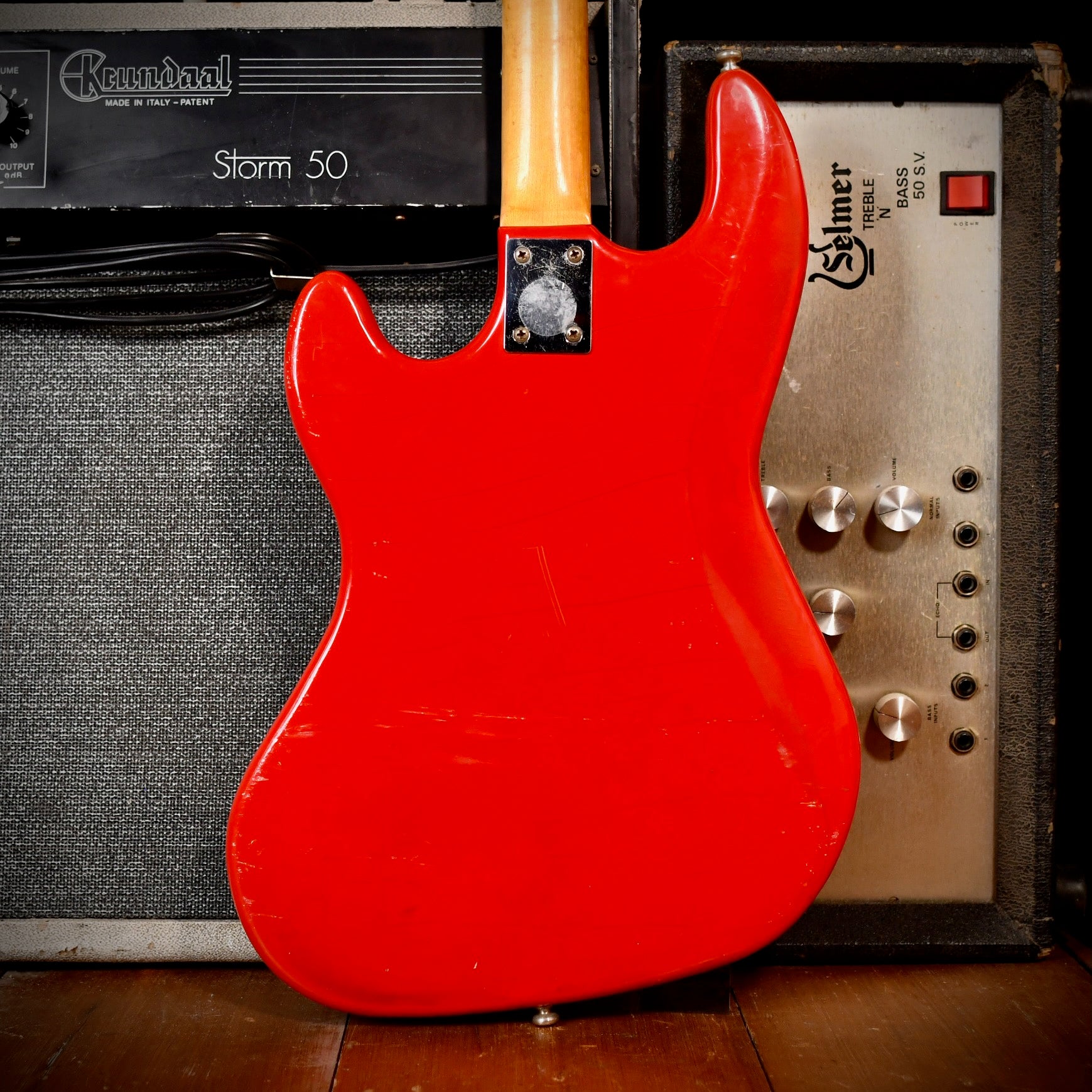 Hofner Artist 185 Bass Fiesta Red 1963