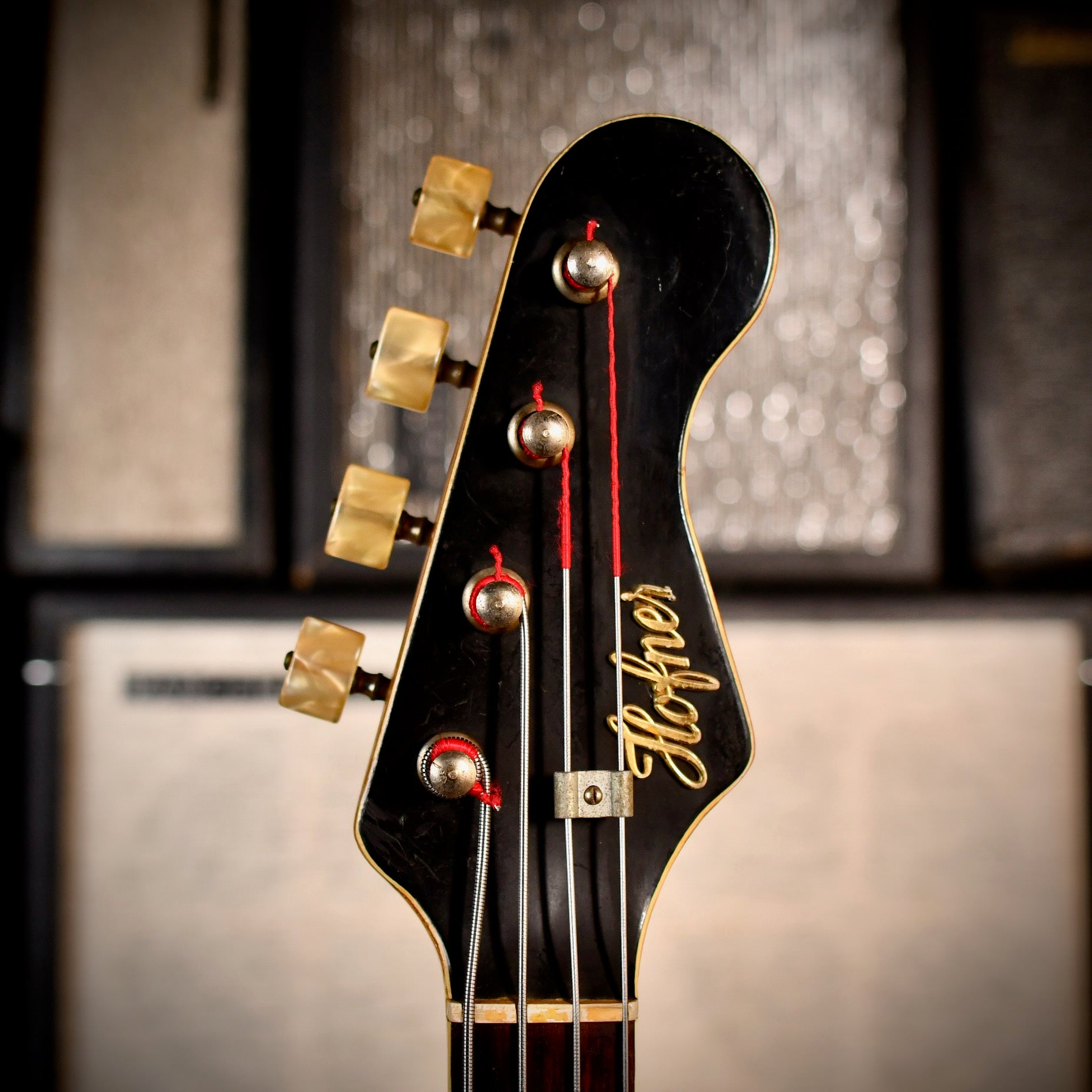 Hofner Artist 185 Bass Fiesta Red 1963