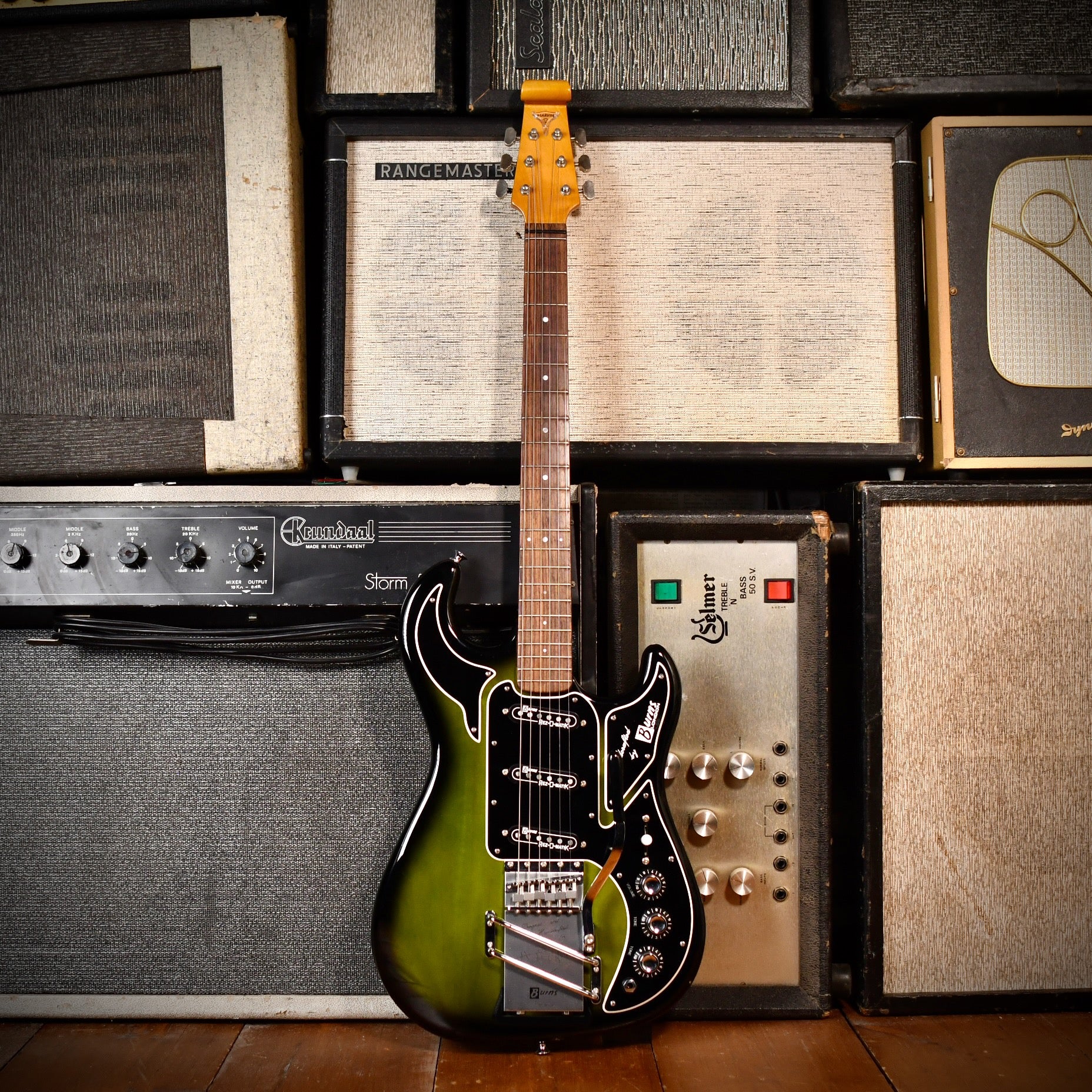 Burns "The Marvin 1964" Reissue Greenburst 2012