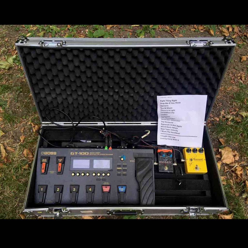 Boss GT-100 Pedal Board Ex Johnny Marr Main Touring Board Black 2000