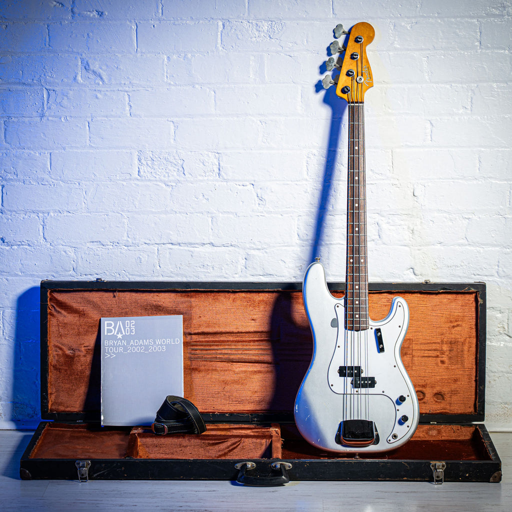 Fender Precision Bass Ex Bryan Adams Inca Silver 2000