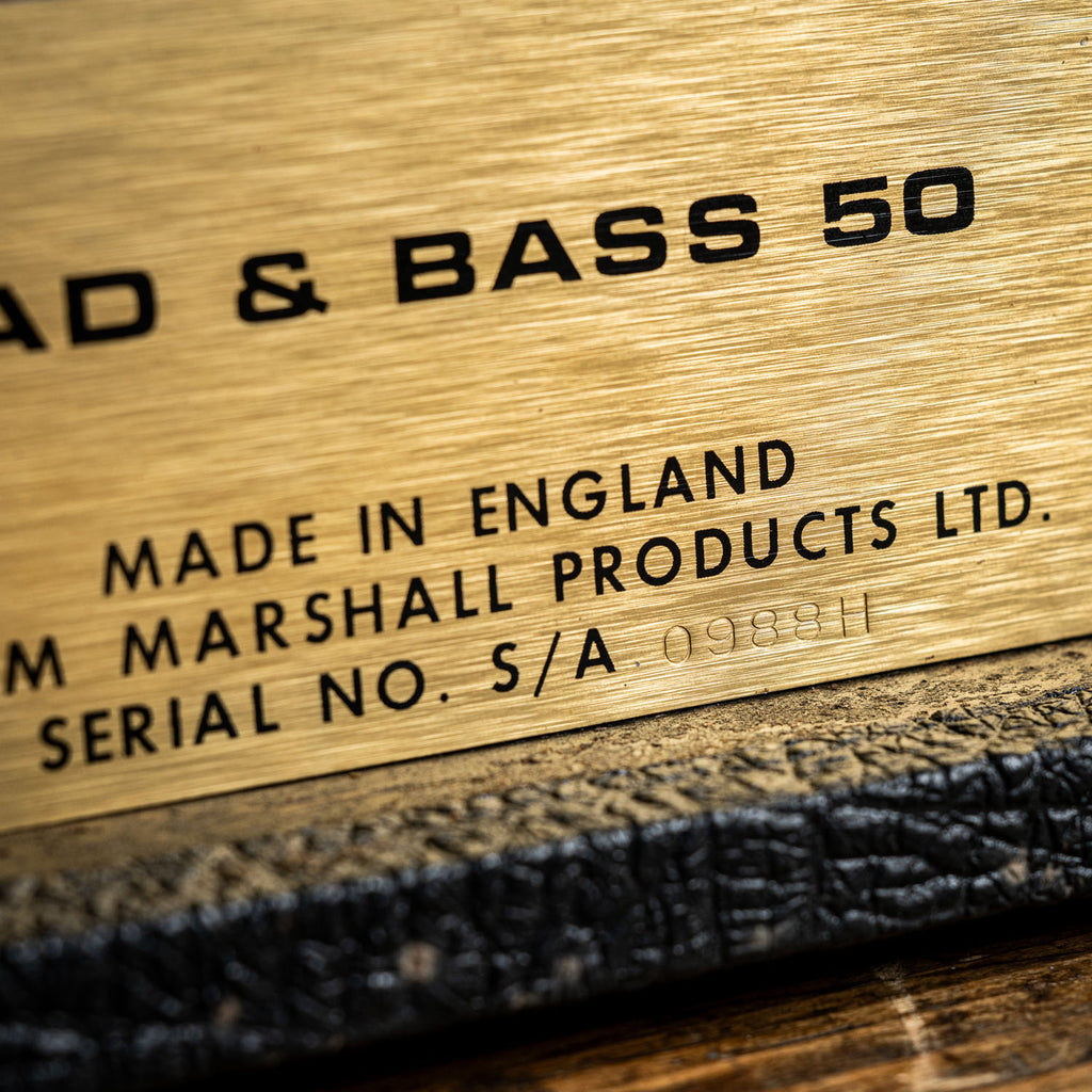 Marshall Lead & Bass 50 Combo Black 1976
