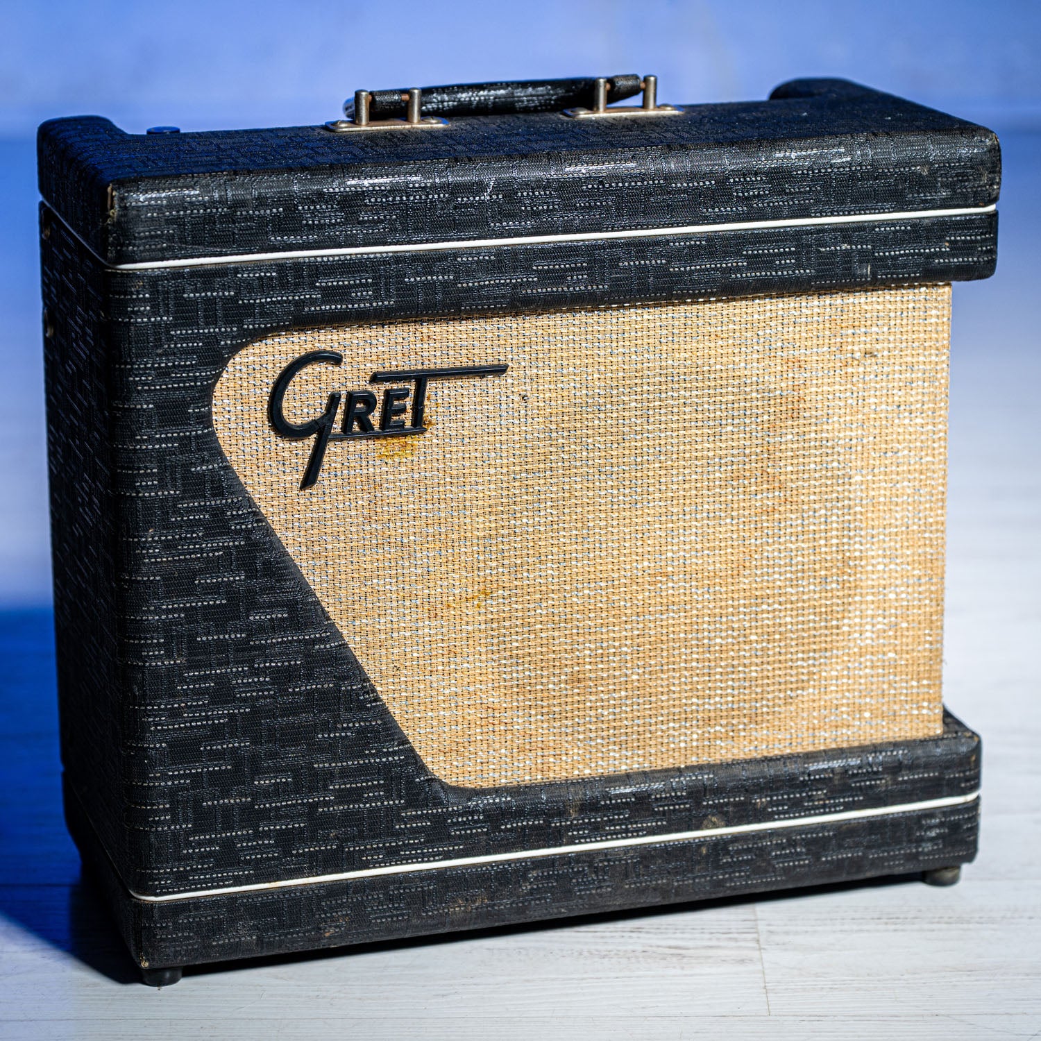 Gretsch 6151 Combo Ex John Squire THE STONE ROSES Black & Silver 1960