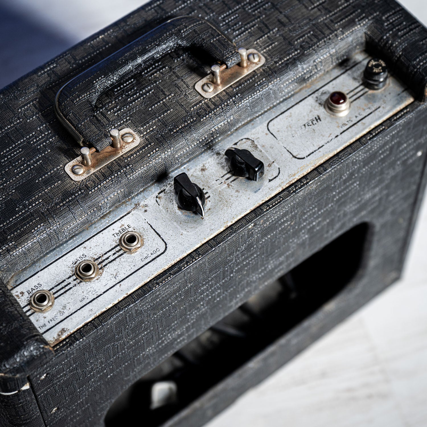 Gretsch 6151 Combo Ex John Squire THE STONE ROSES Black & Silver 1960