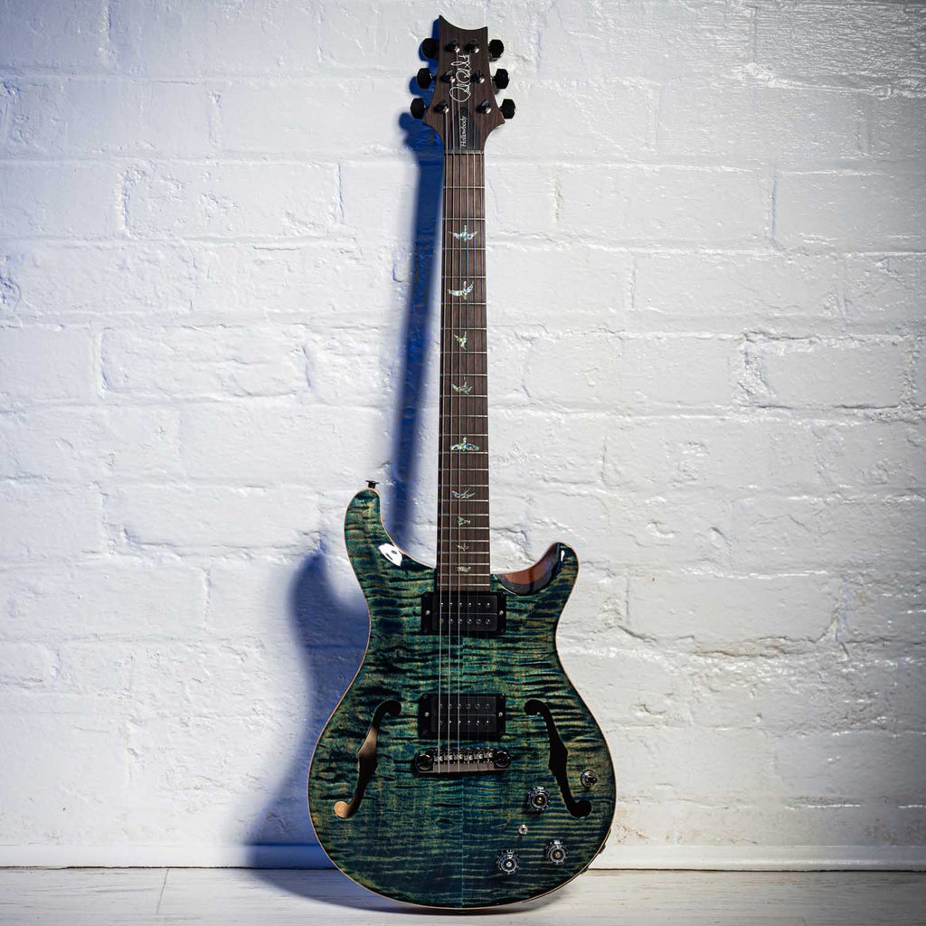 Prs Hollowbody II With Piezo Wood Library River Blue 2020