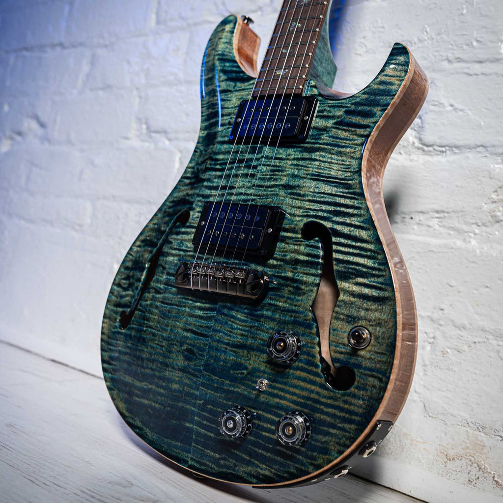 Prs Hollowbody II With Piezo Wood Library River Blue 2020