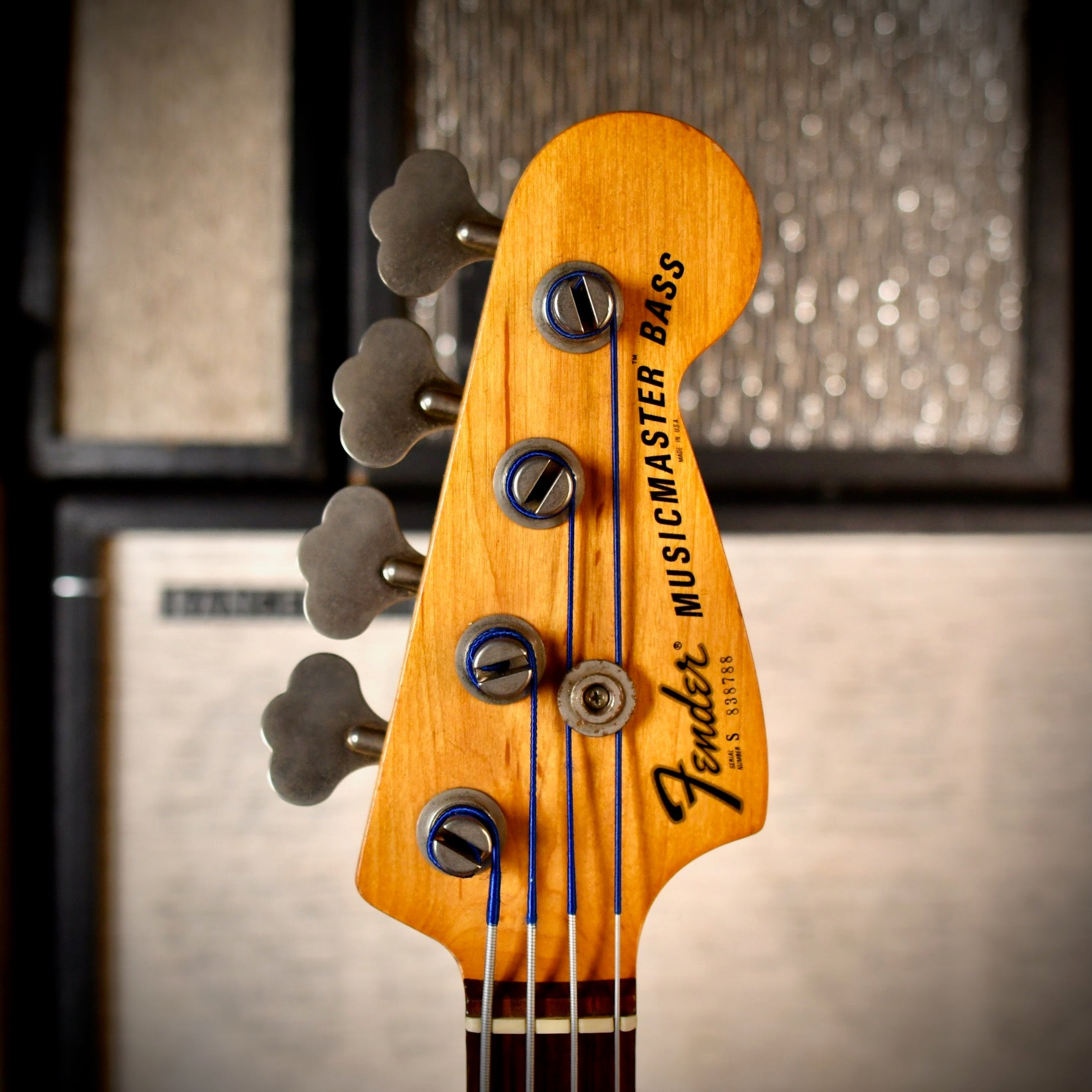 Fender Musicmaster Bass White Refinish 1978