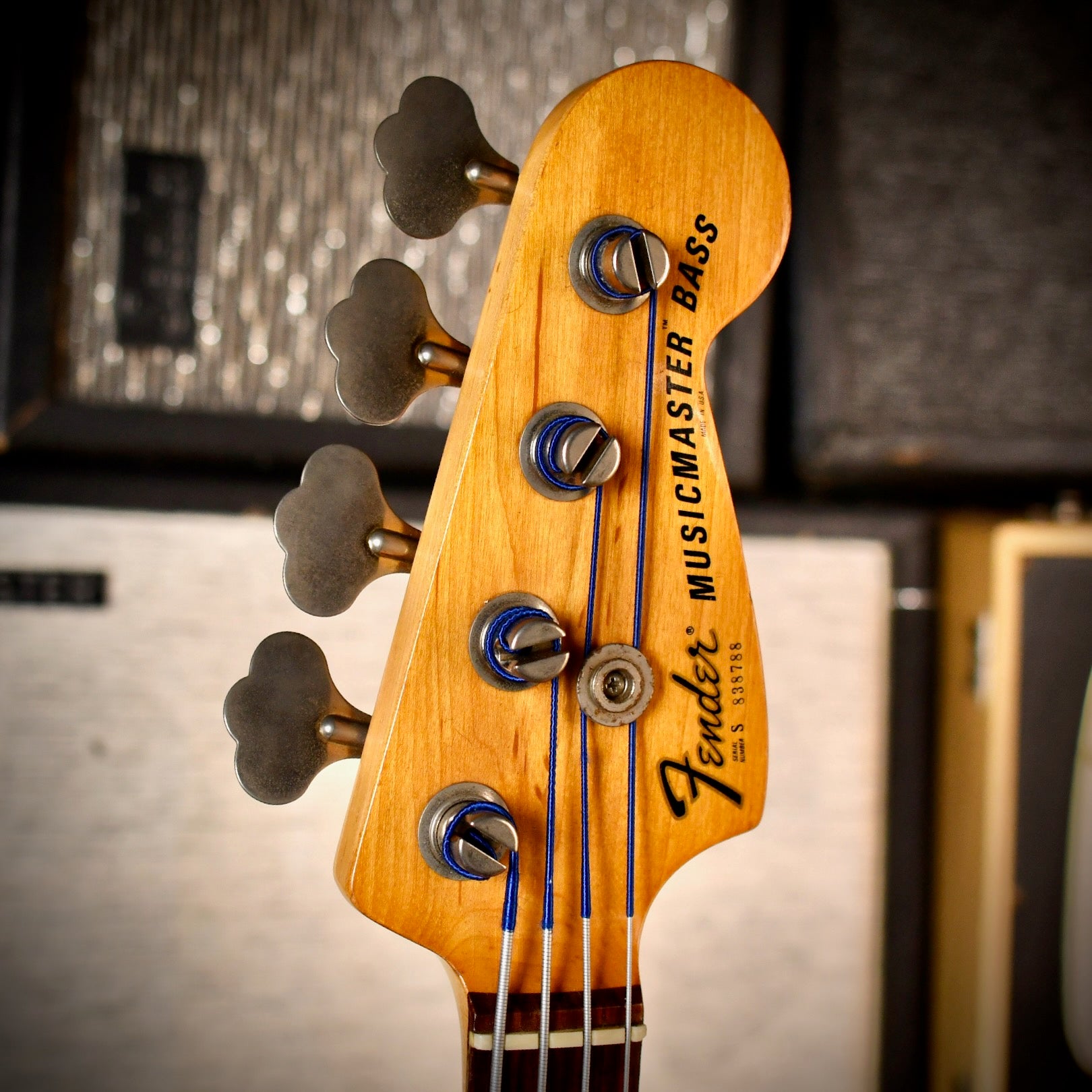 Fender Musicmaster Bass White Refinish 1978