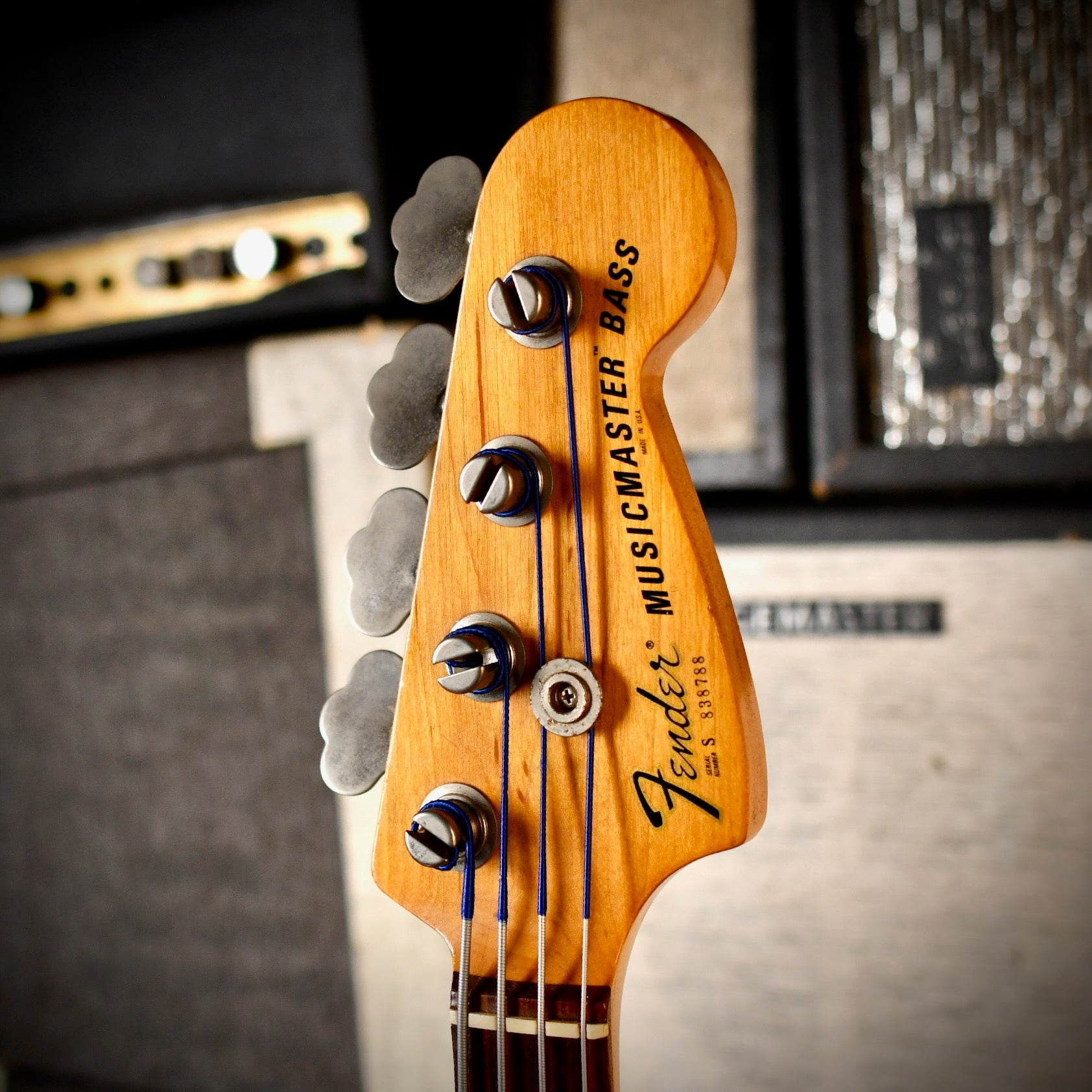 Fender Musicmaster Bass White Refinish 1978