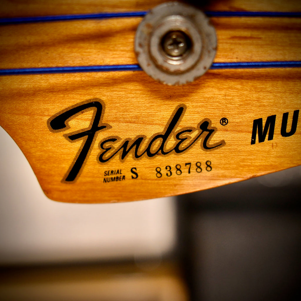 Fender Musicmaster Bass White Refinish 1978