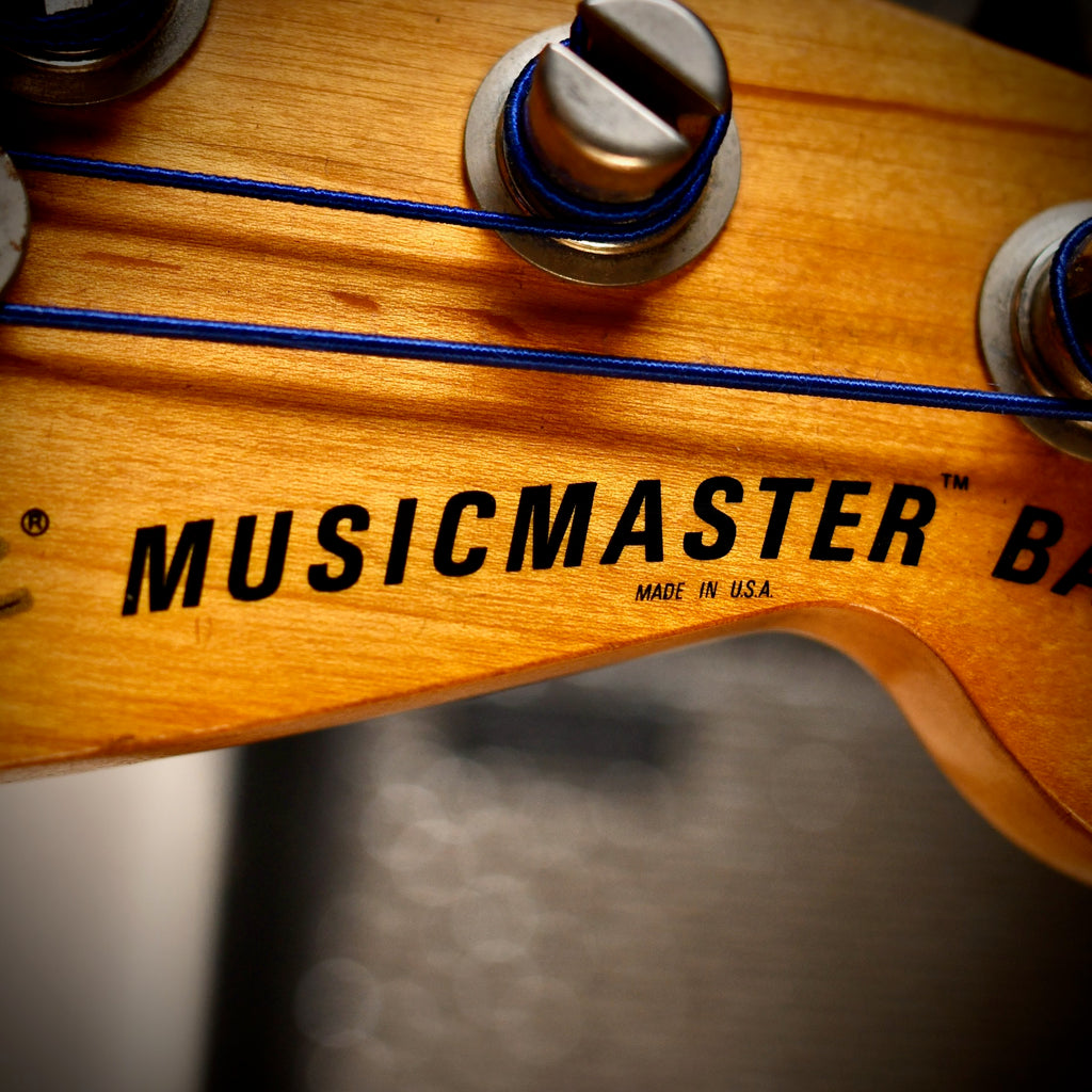 Fender Musicmaster Bass White Refinish 1978