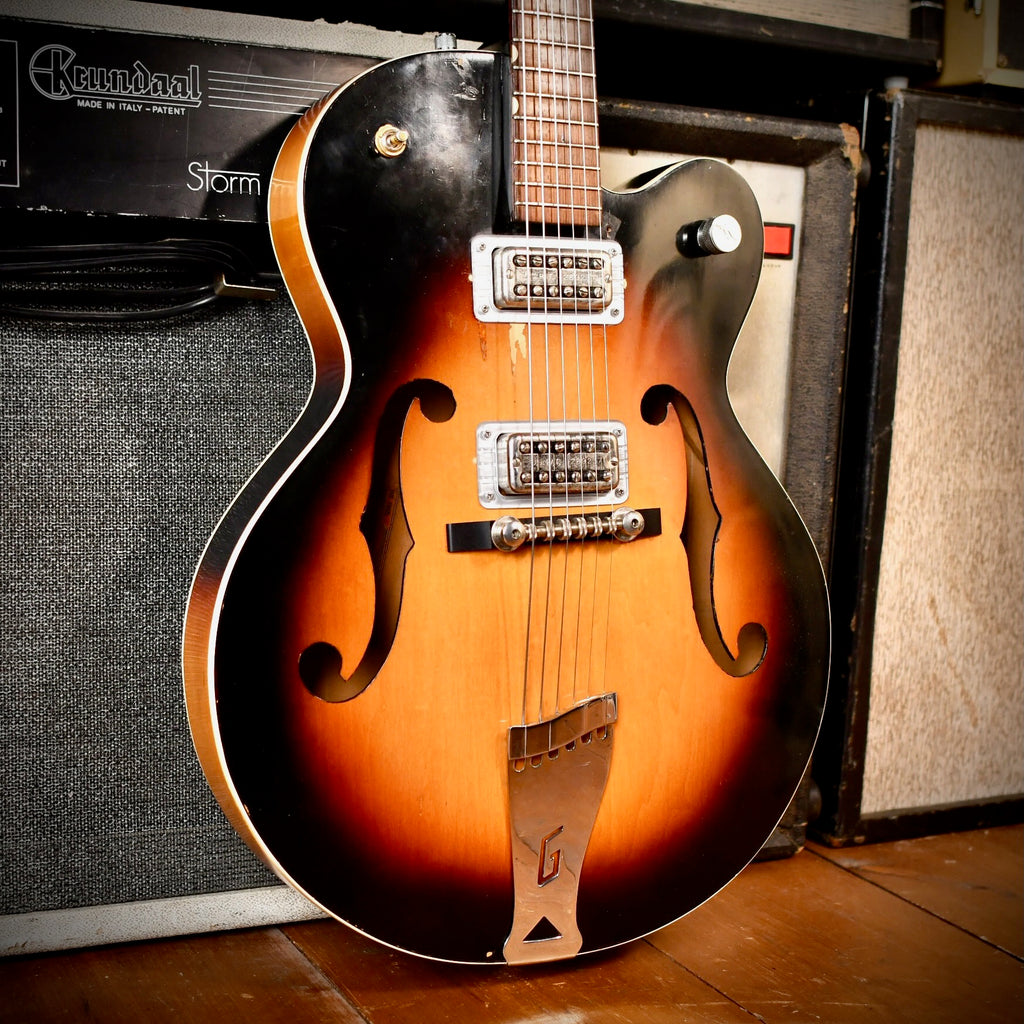 Gretsch 6124 Single Anniversary (2 PUP MOD) Shaded Golden Sunburst 1963