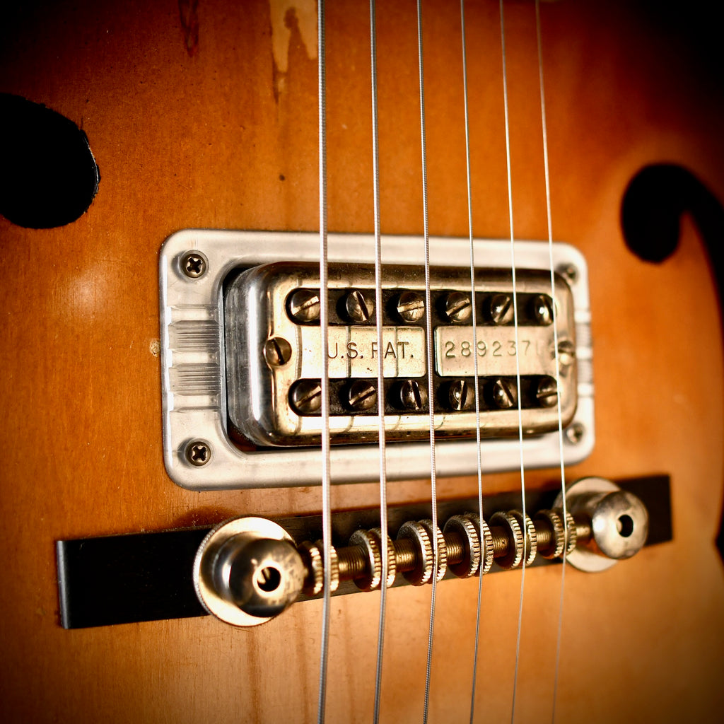 Gretsch 6124 Single Anniversary (2 PUP MOD) Shaded Golden Sunburst 1963