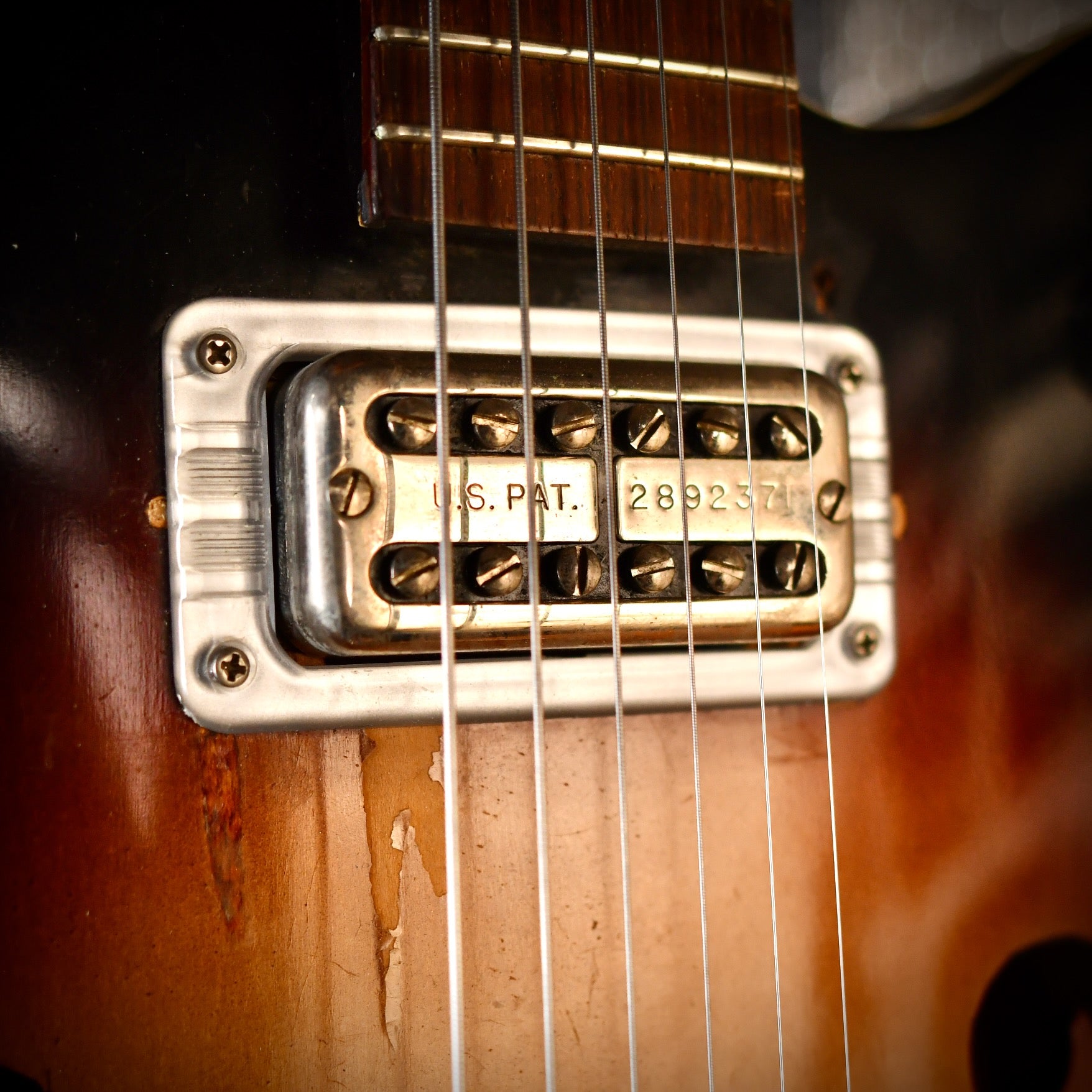 Gretsch 6124 Single Anniversary (2 PUP MOD) Shaded Golden Sunburst 1963