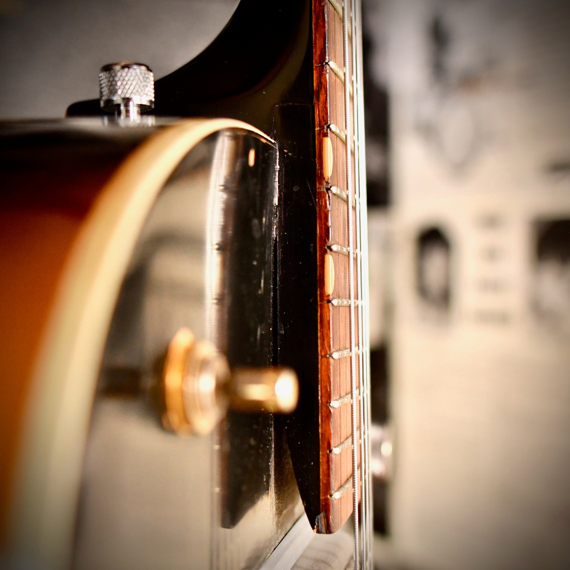 Gretsch 6124 Single Anniversary (2 PUP MOD) Shaded Golden Sunburst 1963