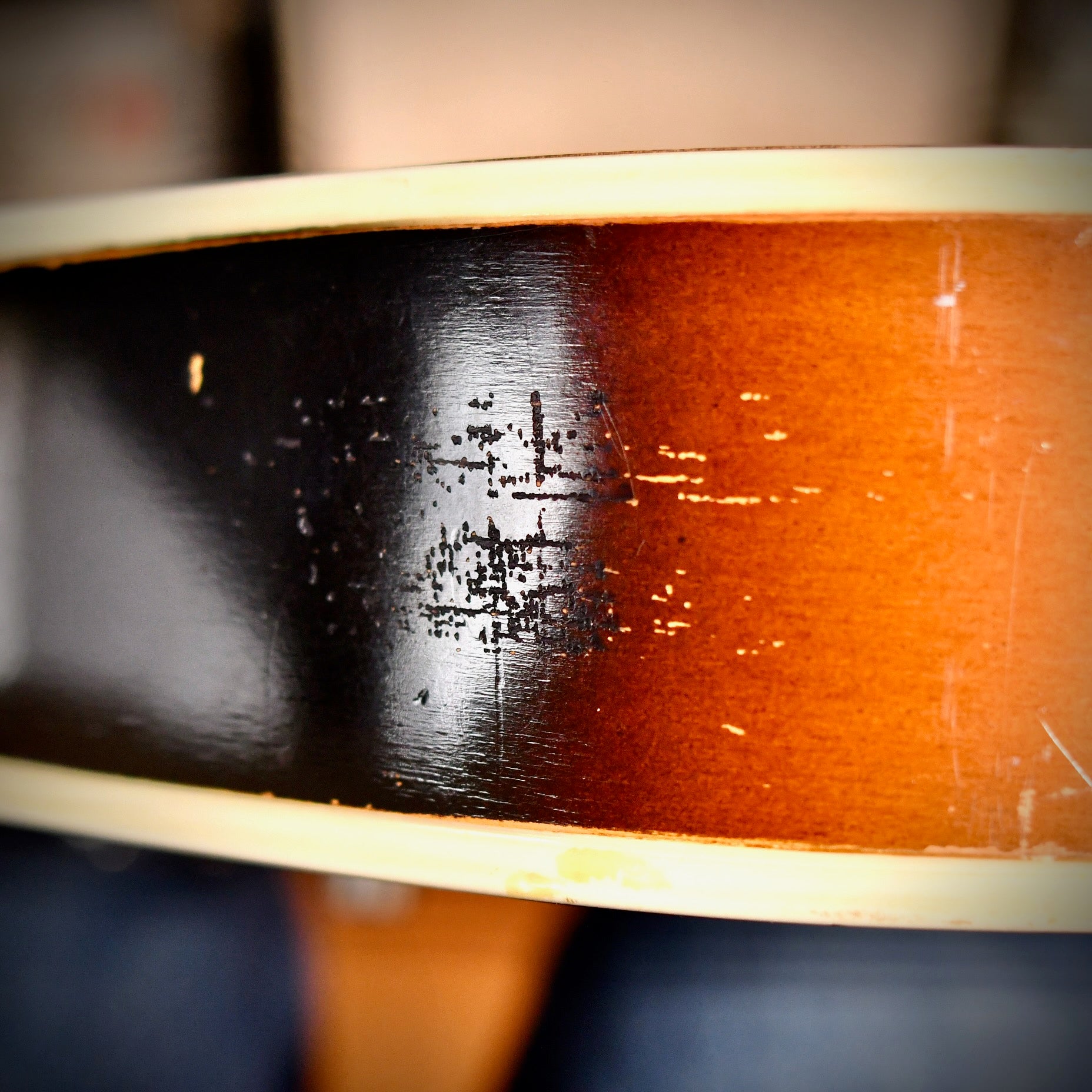 Gretsch 6124 Single Anniversary (2 PUP MOD) Shaded Golden Sunburst 1963