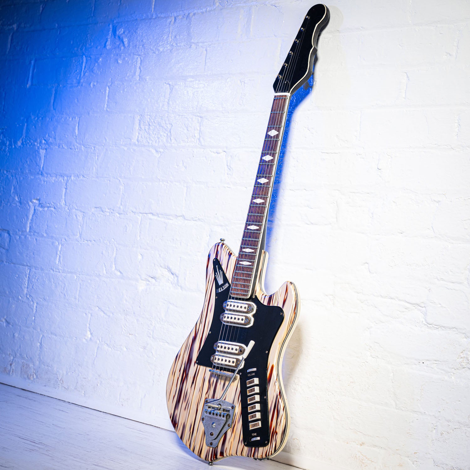 Welson 4 Pickup Solidbody Black Marble 1963