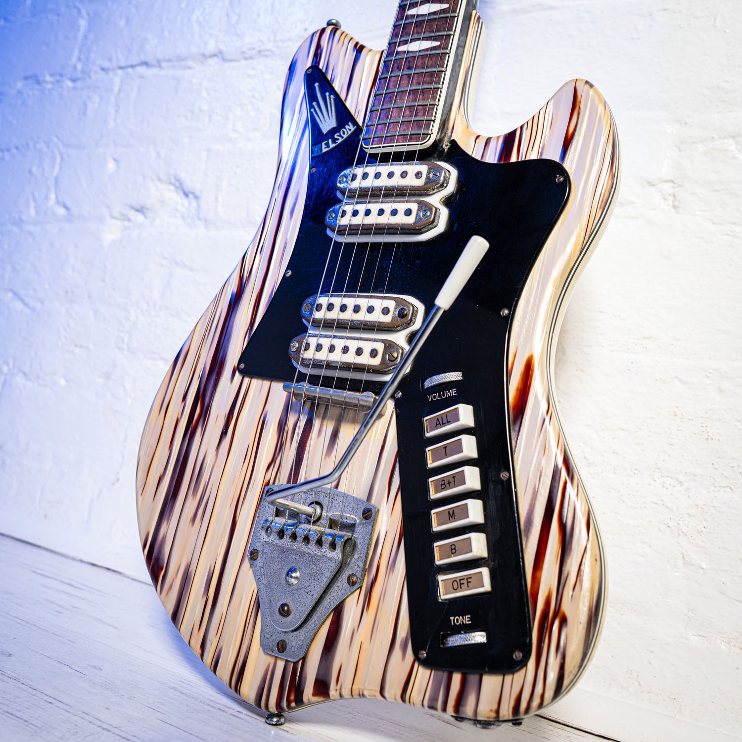 Welson 4 Pickup Solidbody Black Marble 1963