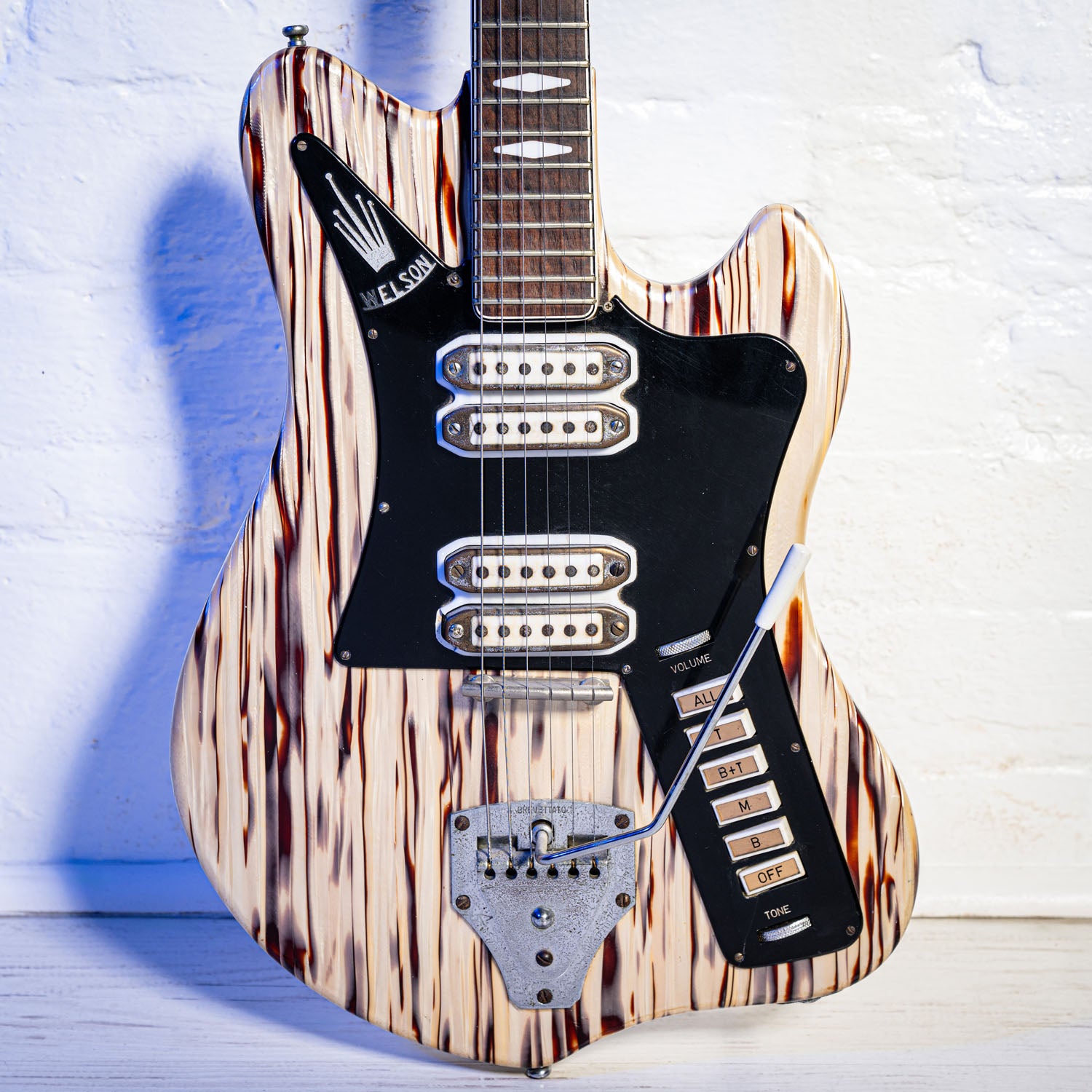 Welson 4 Pickup Solidbody Black Marble 1963