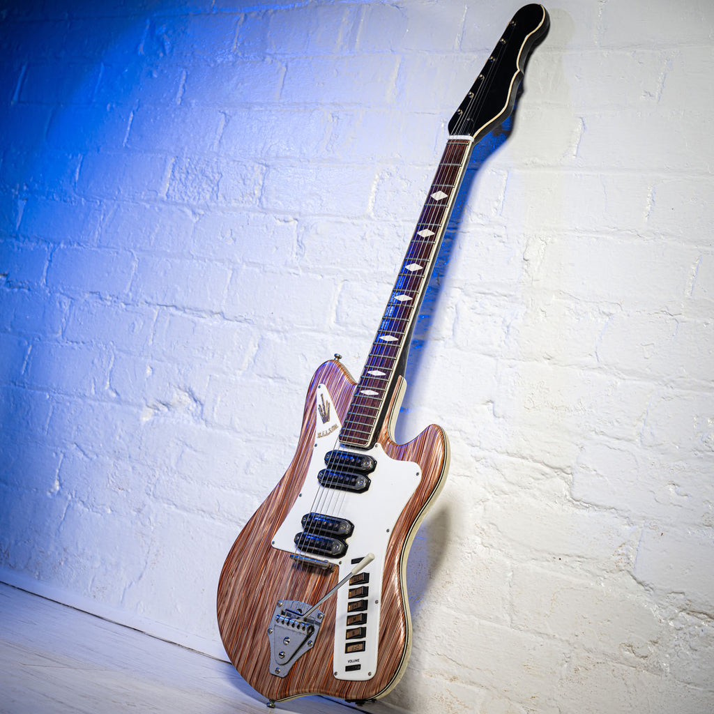 Welson 4 Pickup Solidbody Brown Marble Stripe 1963