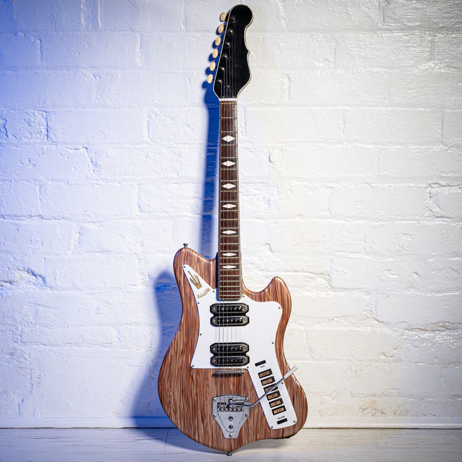 Welson 4 Pickup Solidbody Brown Marble Stripe 1963