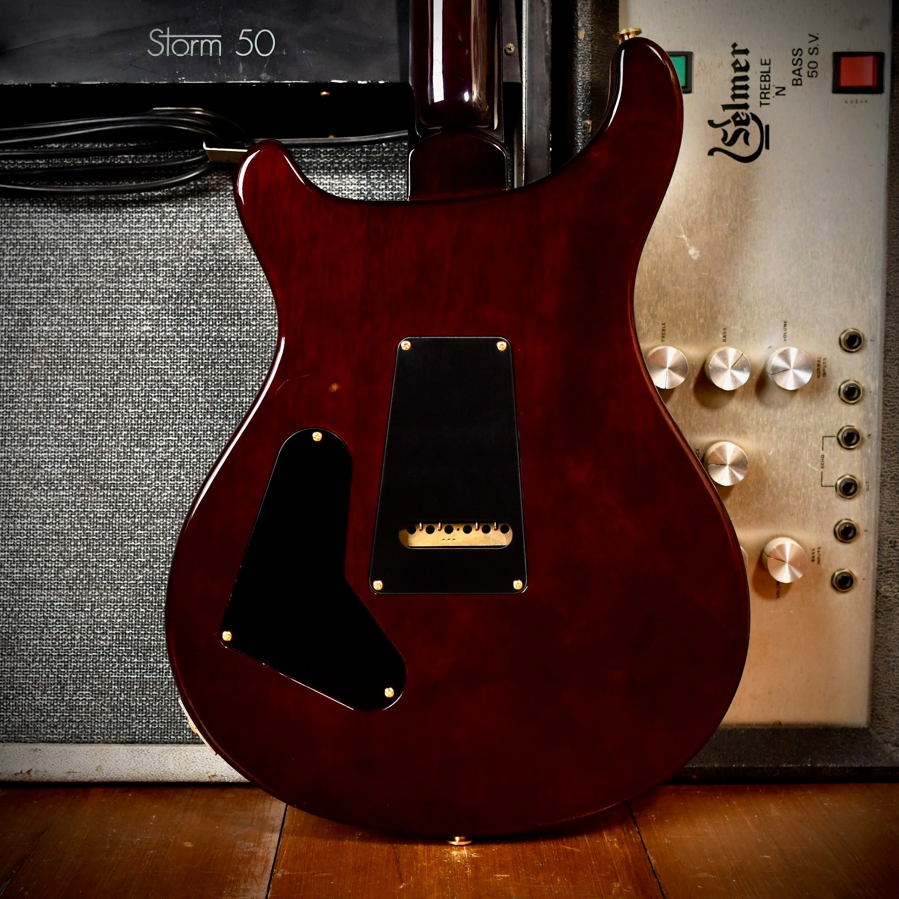 PRS Custom 24 30th Anniversary Blood Orange 2015
