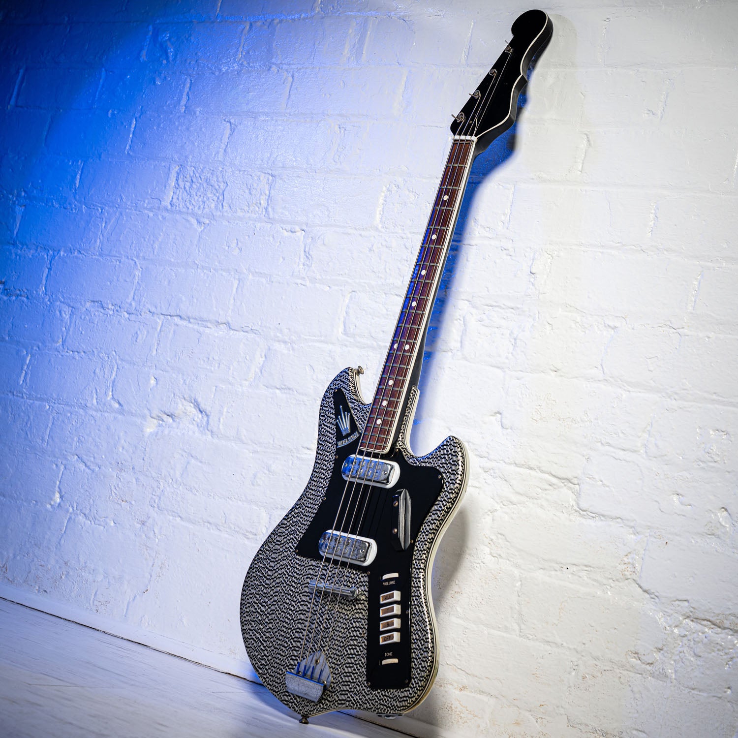 Welson 4 Pickup Solidbody Silver Stripe 1963