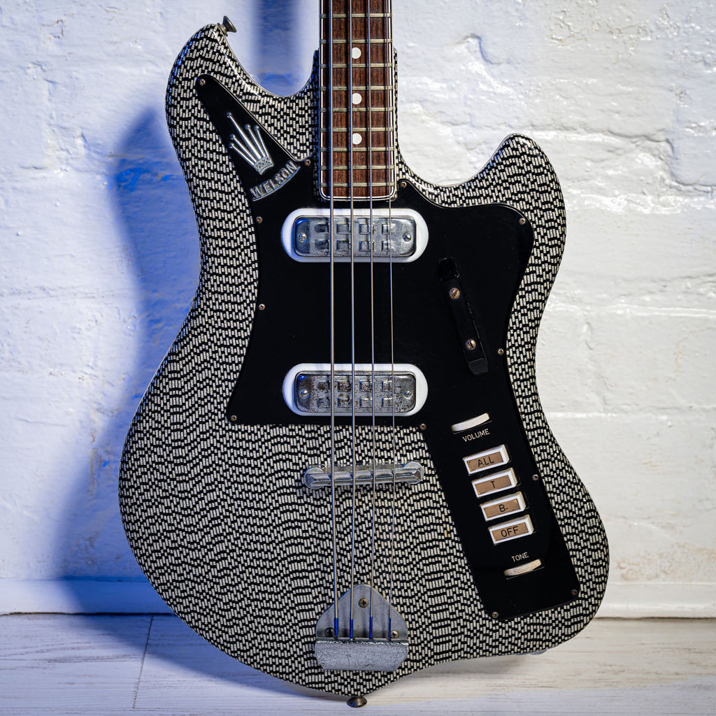 Welson 4 Pickup Solidbody Silver Stripe 1963