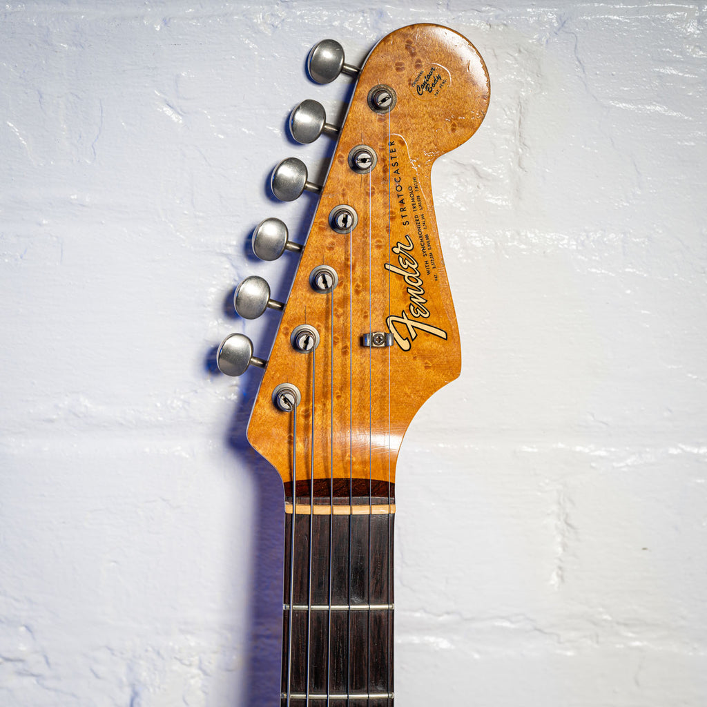 Fender Stratocaster with Birsdeye Maple Neck Candy Apple Red 1960