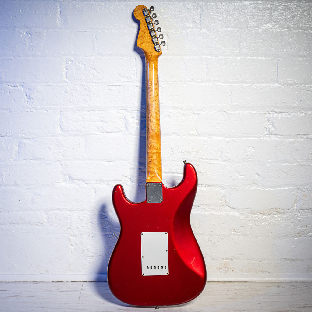 Fender Stratocaster with Birsdeye Maple Neck Candy Apple Red 1960
