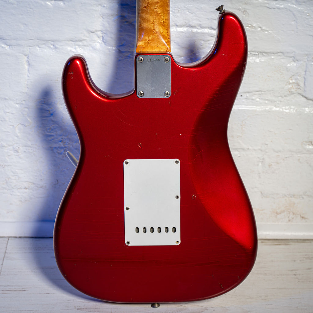 Fender Stratocaster with Birsdeye Maple Neck Candy Apple Red 1960