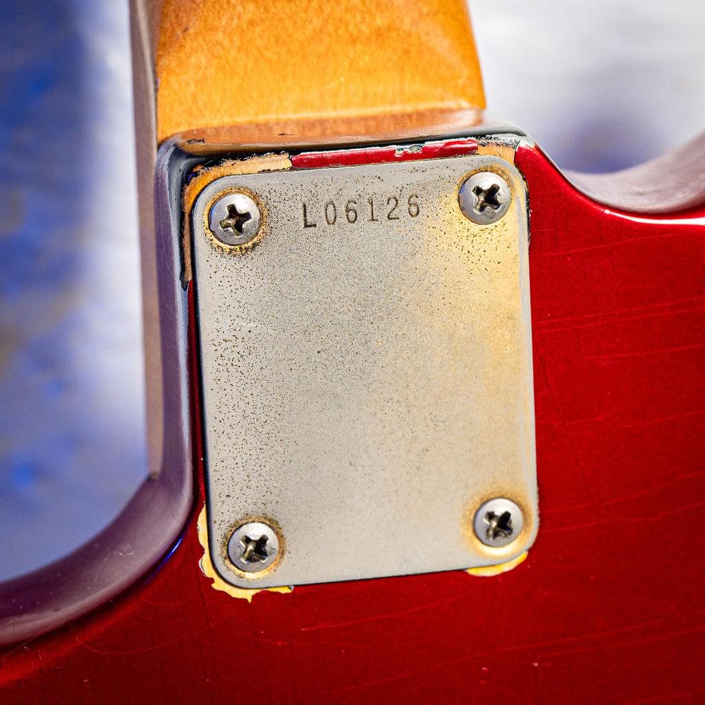 Fender Jazzmaster with Gold Hardware Candy Apple Red 1963