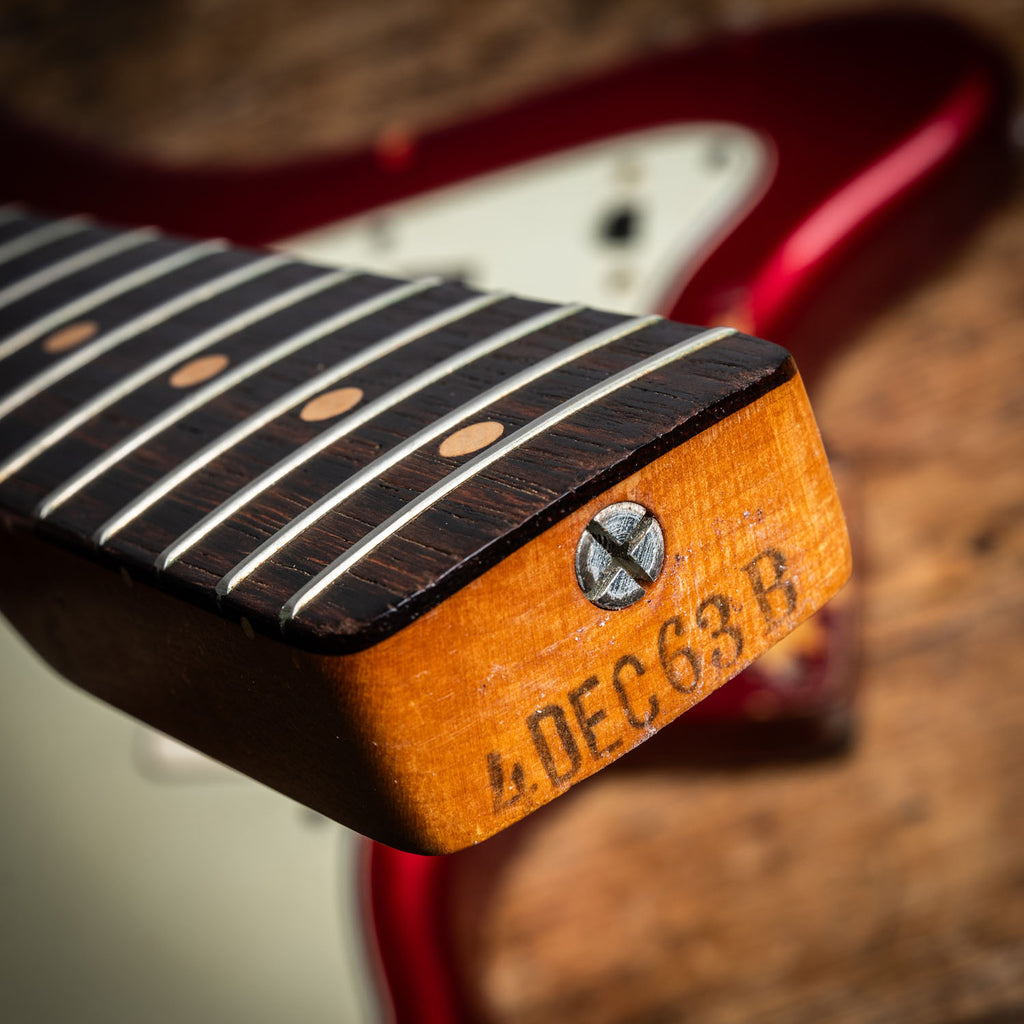 Fender Jazzmaster with Gold Hardware Candy Apple Red 1963