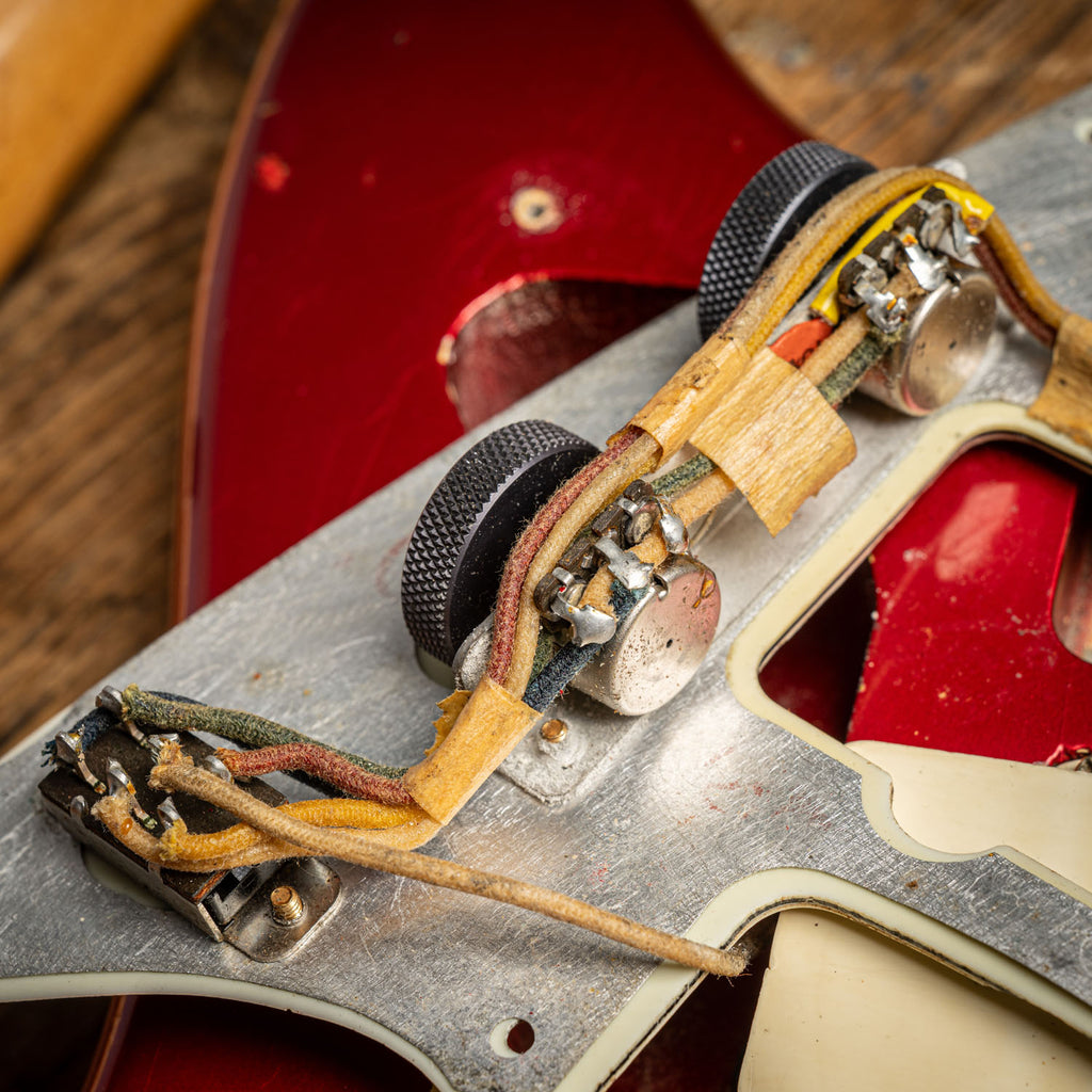 Fender Jazzmaster with Gold Hardware Candy Apple Red 1963