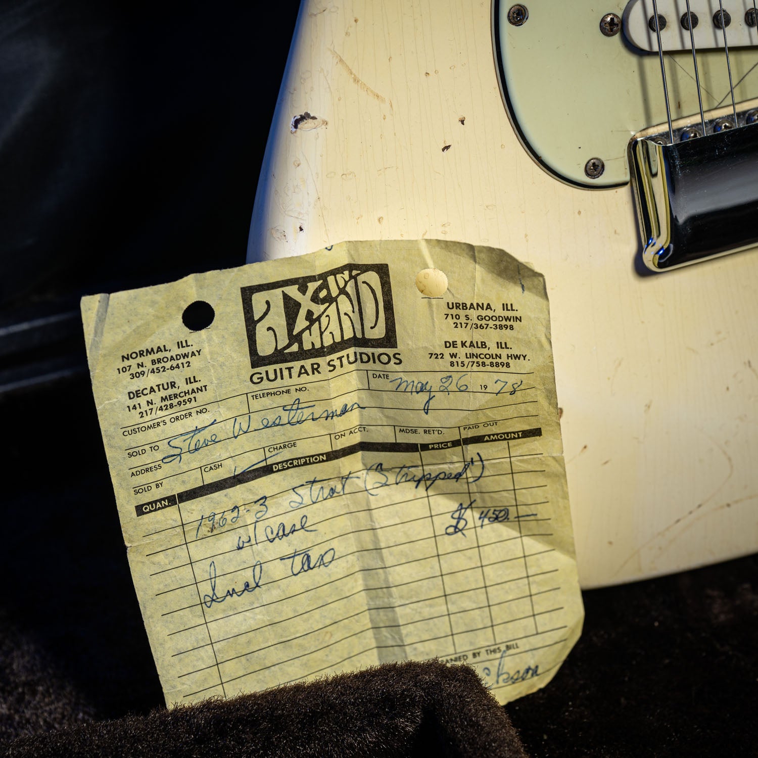 Fender Stratocaster White 1963