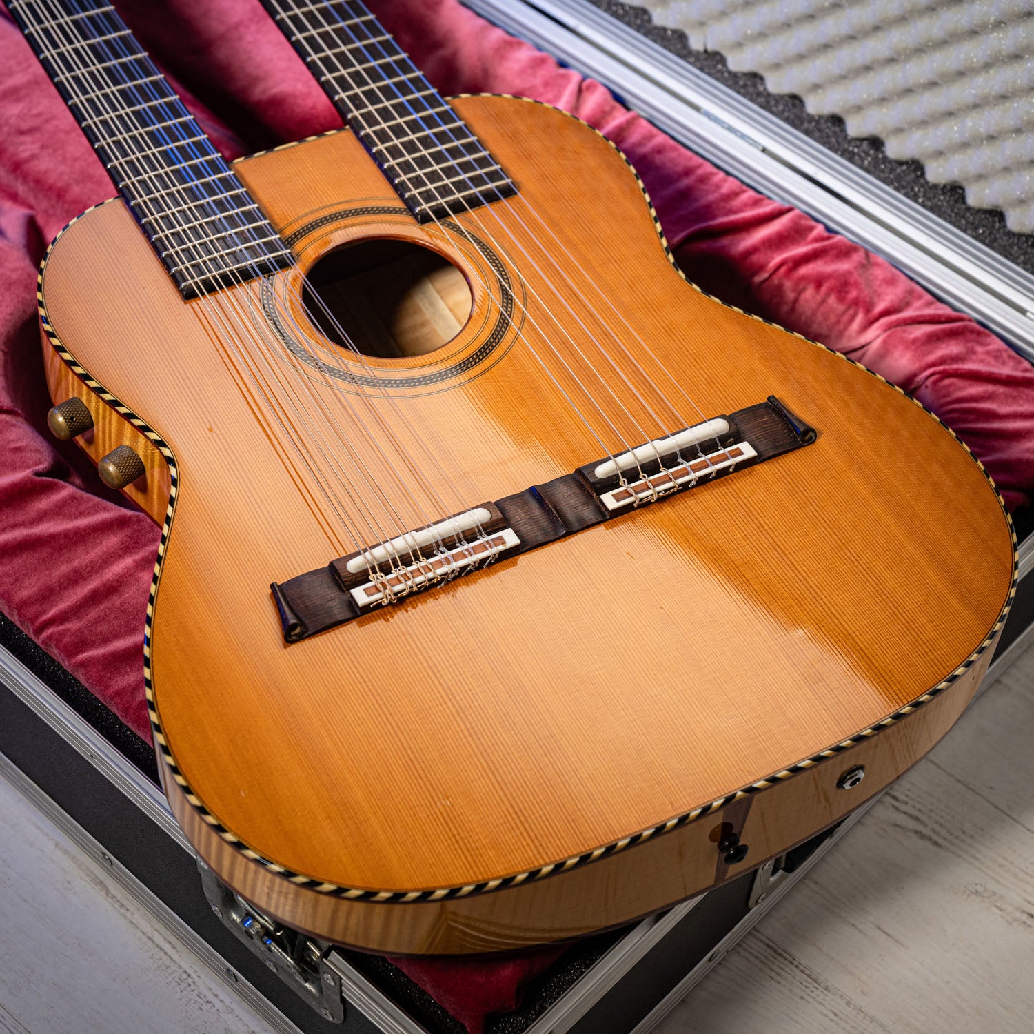 Manson Doubleneck Acoustic 6 & 12 String Natural 1983