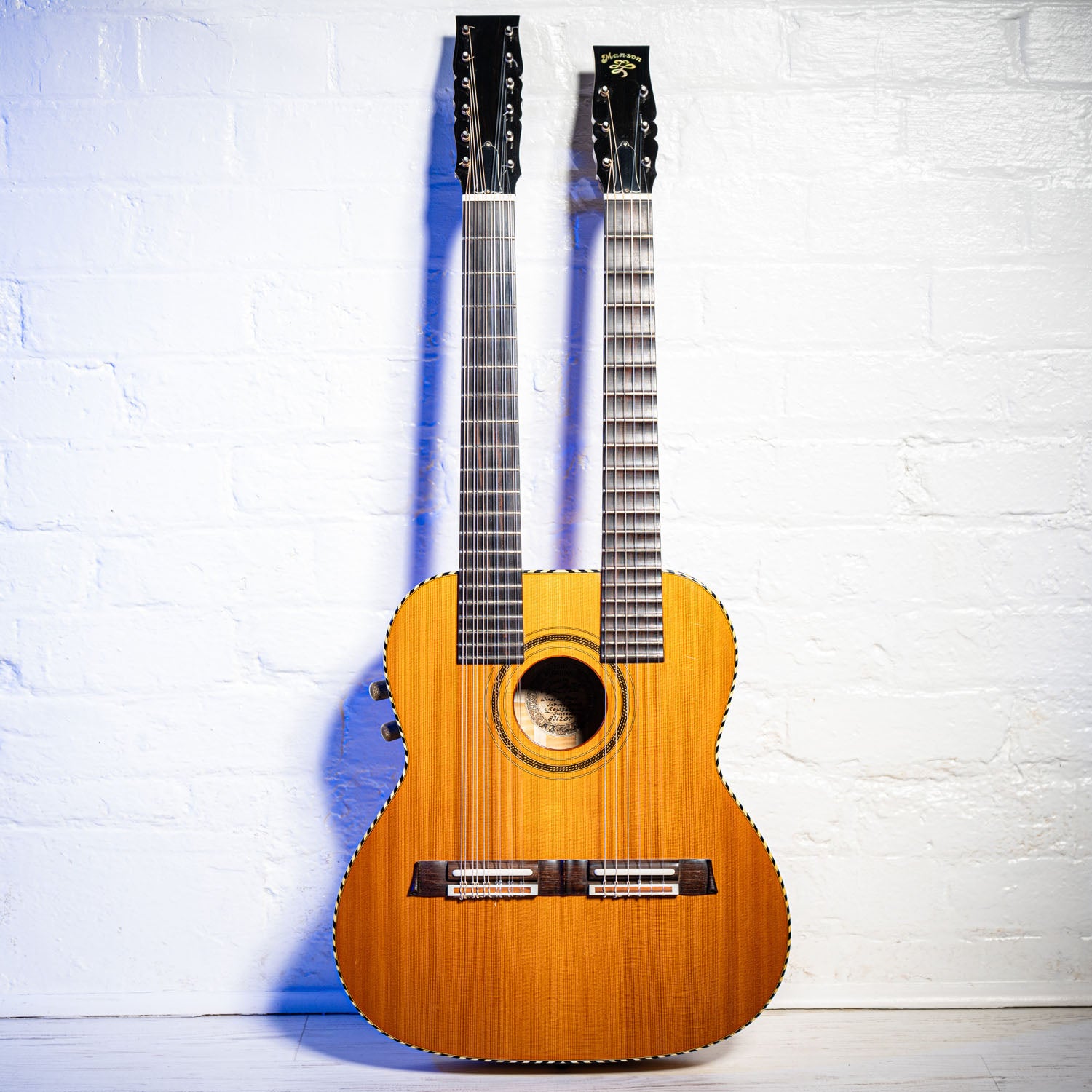 Manson Doubleneck Acoustic 6 & 12 String Natural 1983