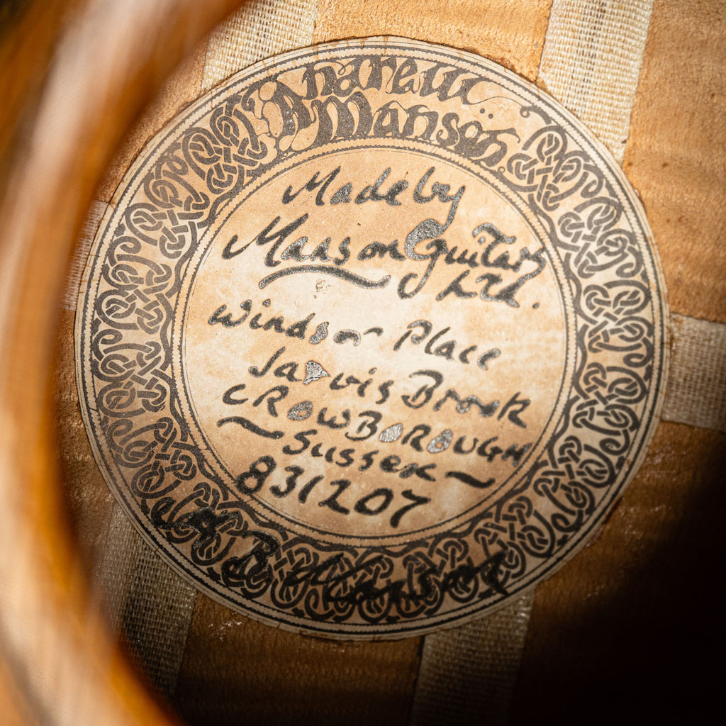 Manson Doubleneck Acoustic 6 & 12 String Natural 1983